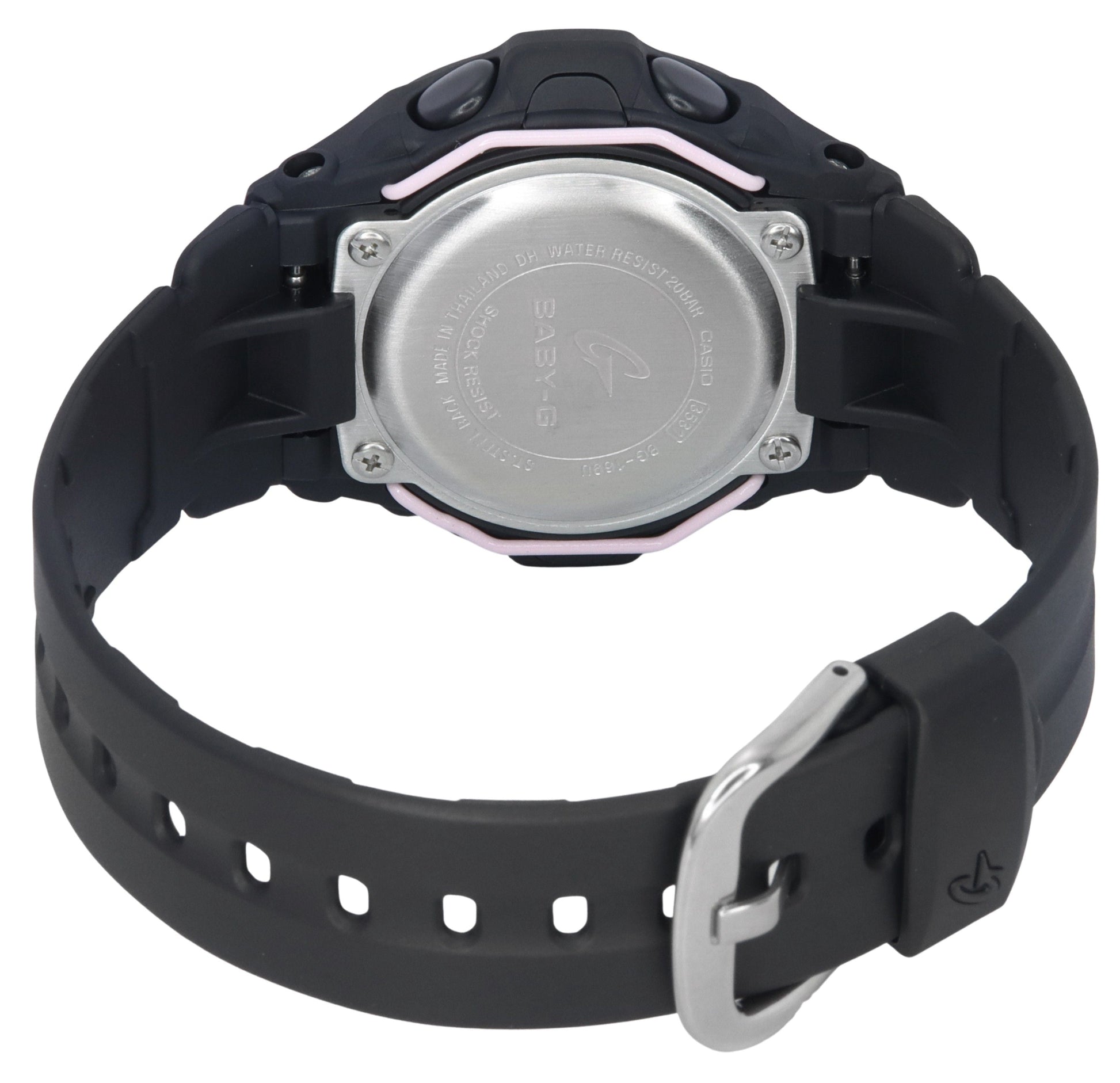Casio Baby - G Digital Resin Strap Pink Dial Quartz BG - 169U - 1C 200M Women's Watch - Prestige Stones