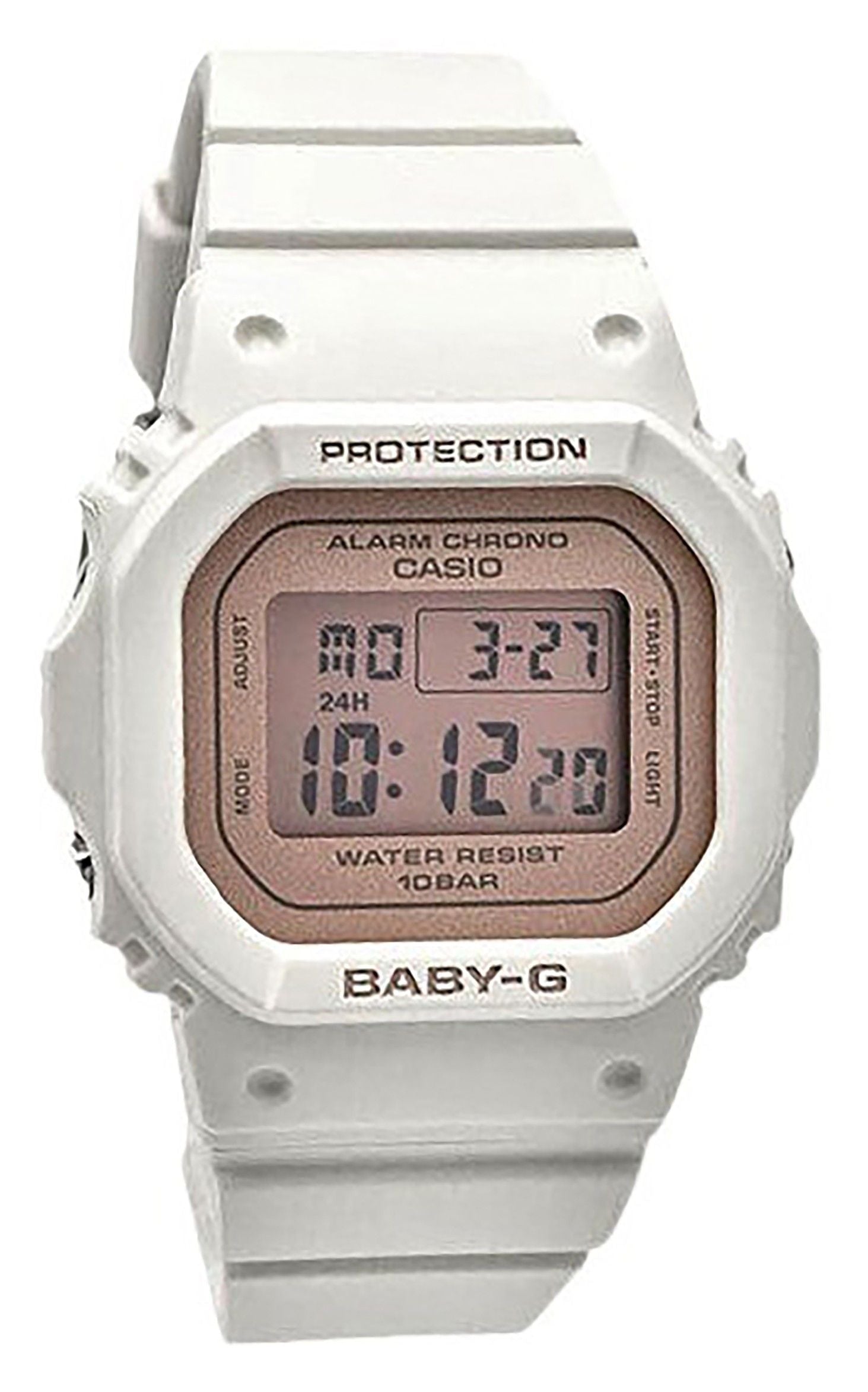 Casio Baby - G Digital White Resin Strap Quartz BGD - 565SC - 4 100M Women's Watch - Prestige Stones