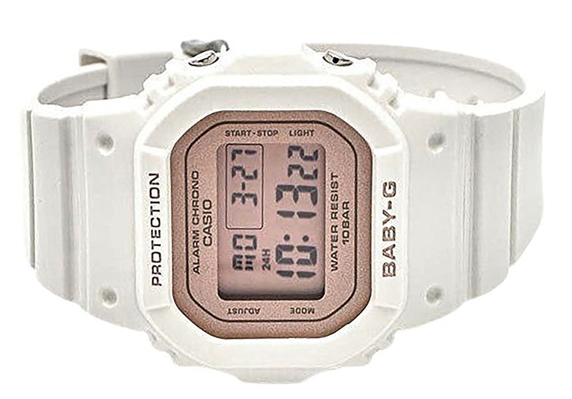 Casio Baby - G Digital White Resin Strap Quartz BGD - 565SC - 4 100M Women's Watch - Prestige Stones