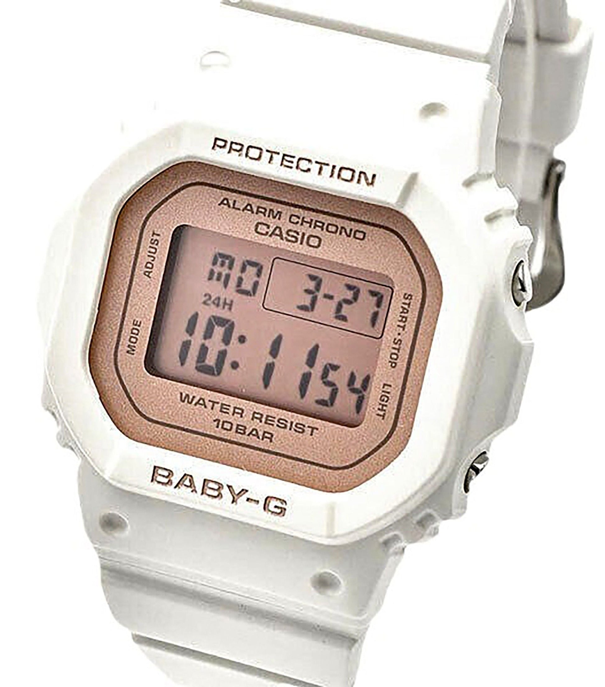 Casio Baby - G Digital White Resin Strap Quartz BGD - 565SC - 4 100M Women's Watch - Prestige Stones