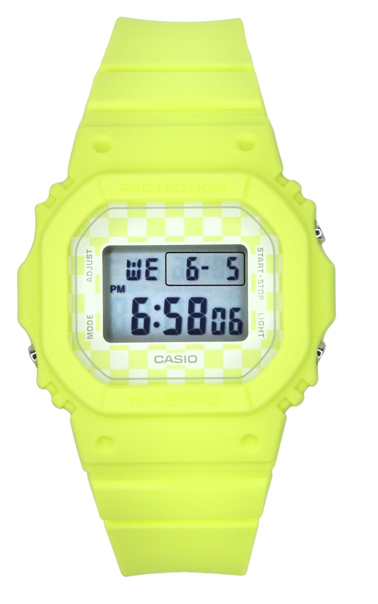 Casio Baby - G Skater Fashion Digital Light Green Resin Strap Quartz BGD - 565GS - 9 100M Women's Watch - Prestige Stones