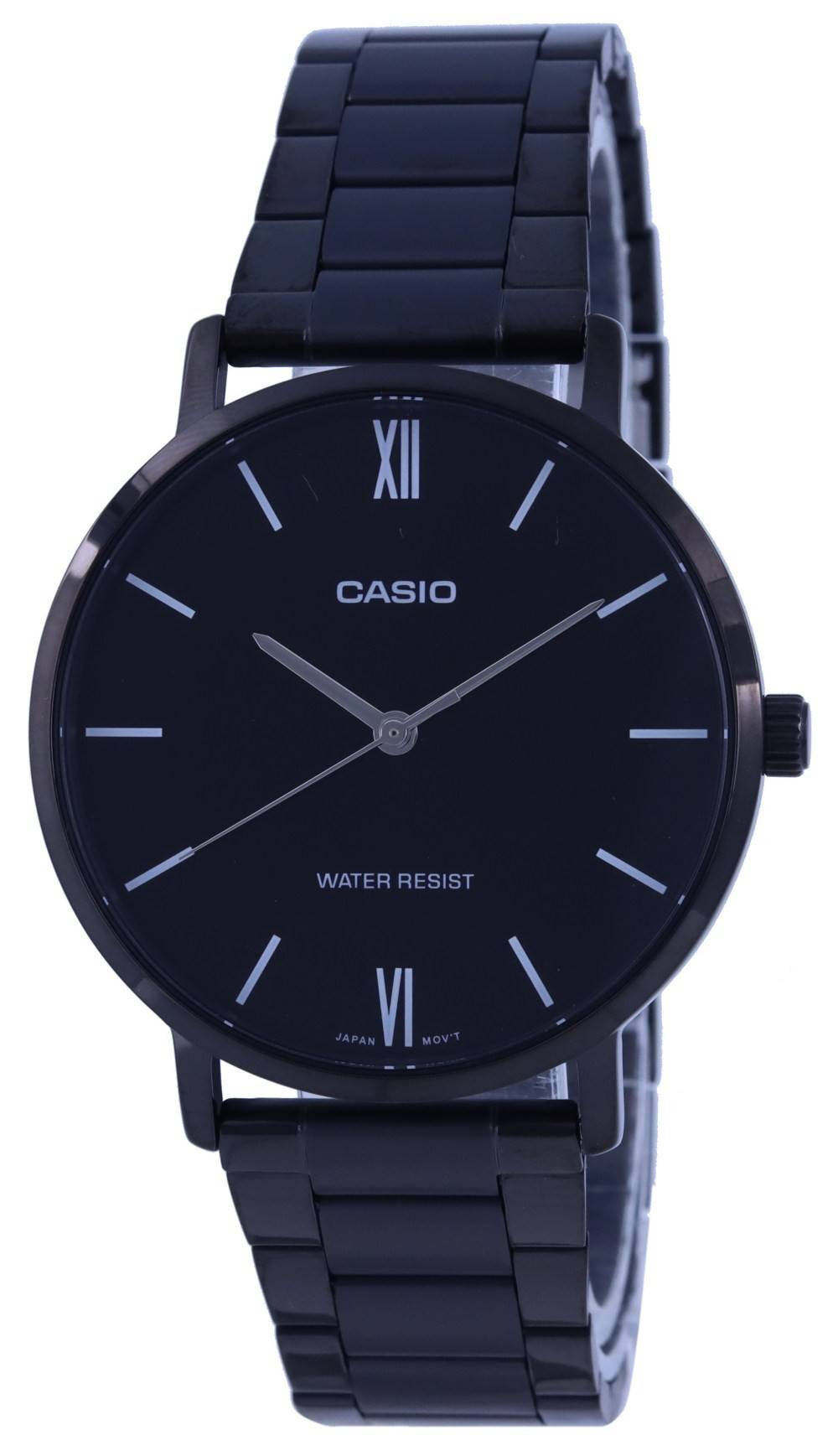 Casio Black Dial Stainless Steel Analog MTP - VT01B - 1B MTPVT01B - 1B Men's Watch - Prestige Stones