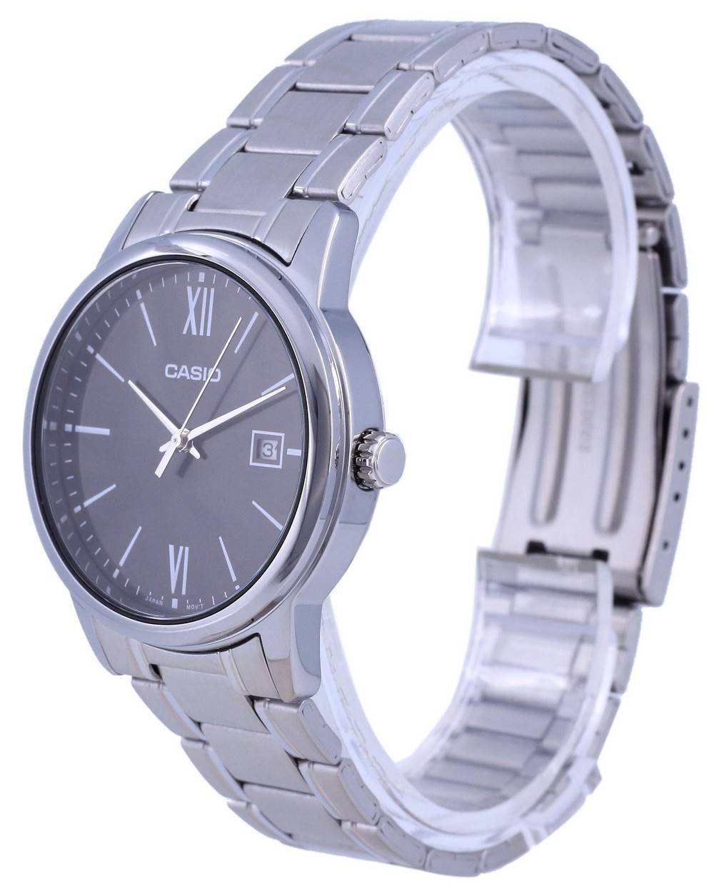 Casio Black Dial Stainless Steel Analog Quartz MTP - V002D - 1B3 MTPV002D - 1 Men's Watch - Prestige Stones