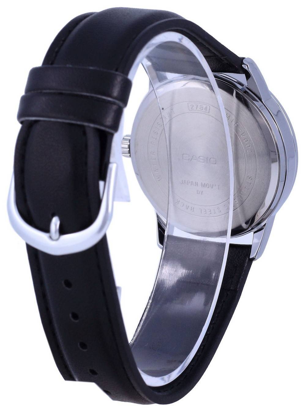Casio Black Dial Stainless Steel Analog Quartz MTP - V002L - 1B3 MTPV002L - 1 Men's Watch - Prestige Stones