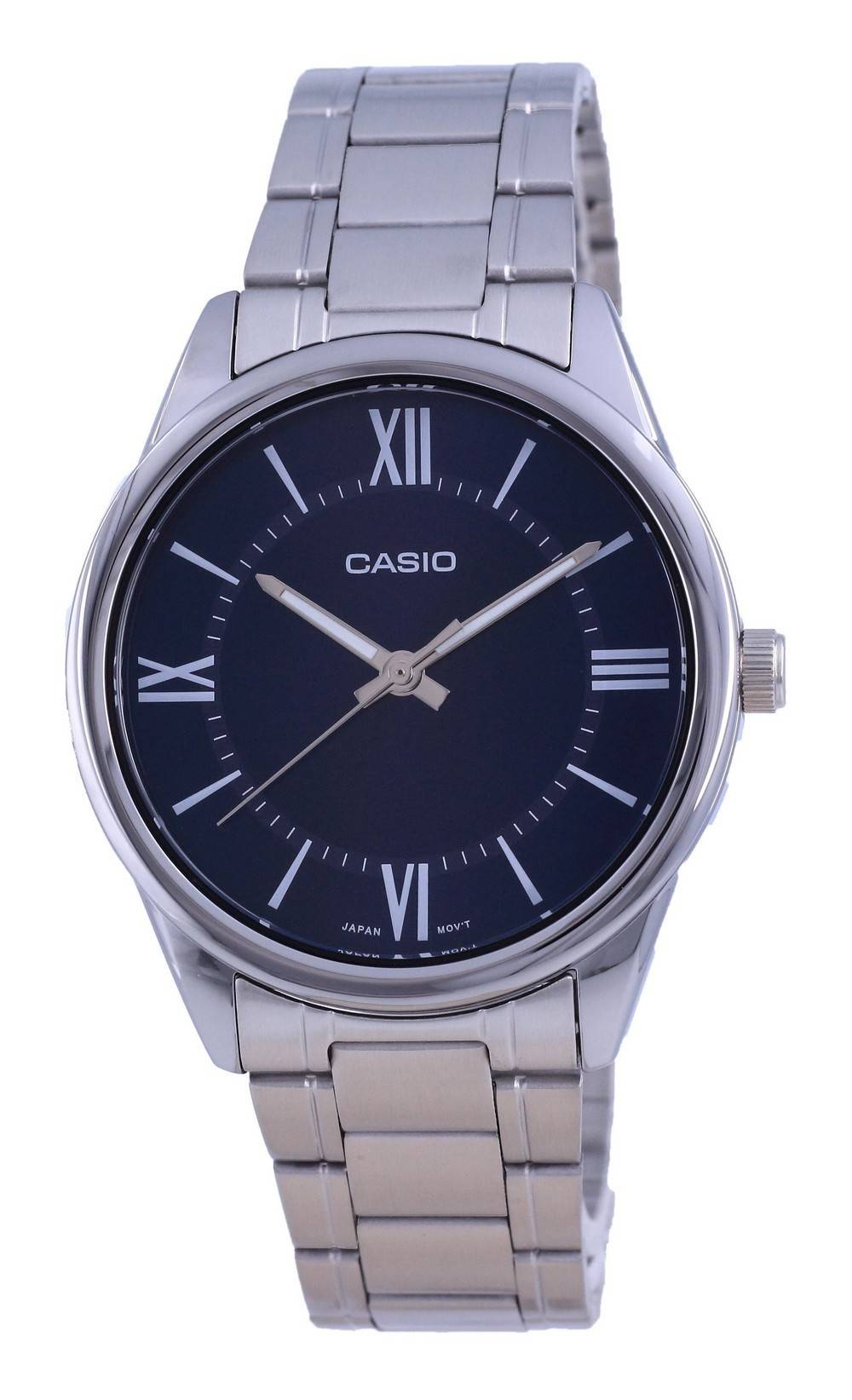 Casio Blue Dial Stainless Steel Analog Quartz MTP - V005D - 2B5 MTPV005D - 2 Men's Watch - Prestige Stones