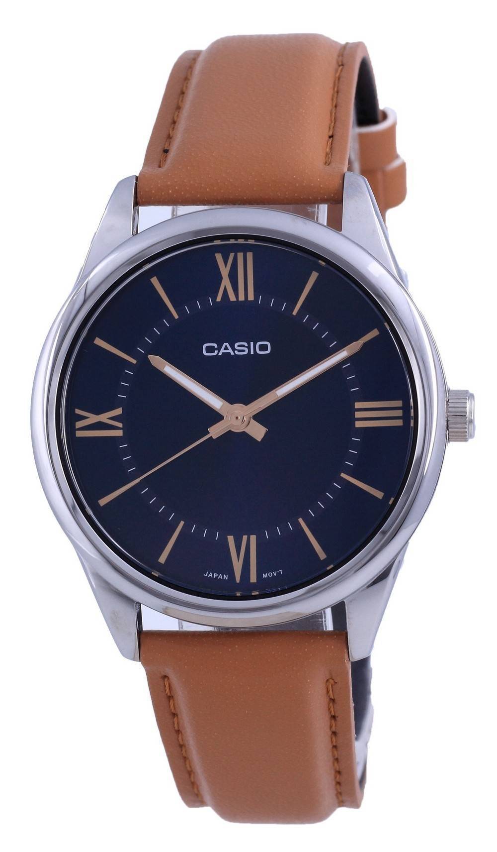 Casio Blue Dial Stainless Steel Analog Quartz MTP - V005L - 2B5 MTPV005L - 2 Men's Watch - Prestige Stones