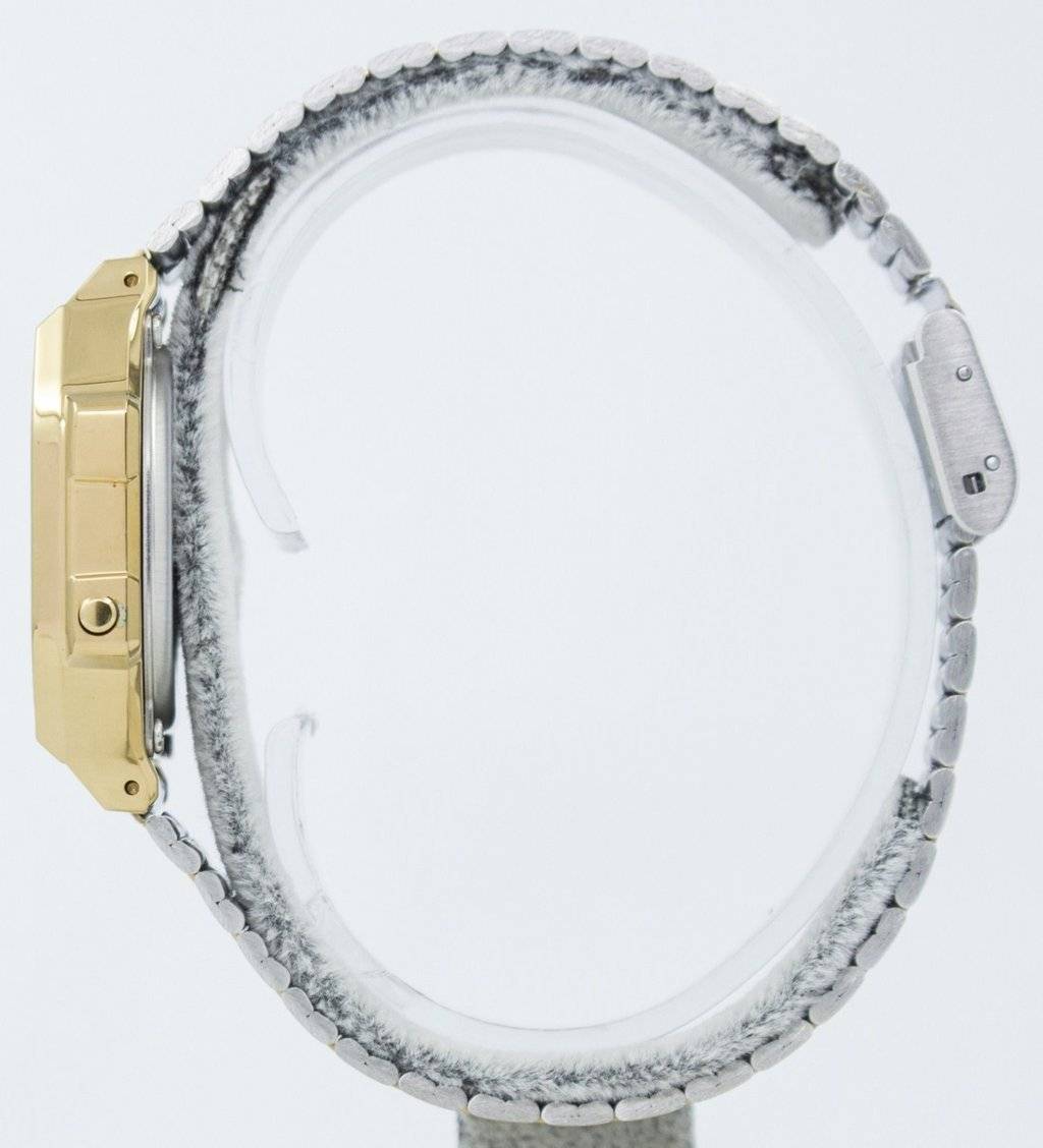 Casio Digital Alarm Chrono Stainless Steel A168WG - 9WDF A168WG - 9W Unisex Watch - Prestige Stones