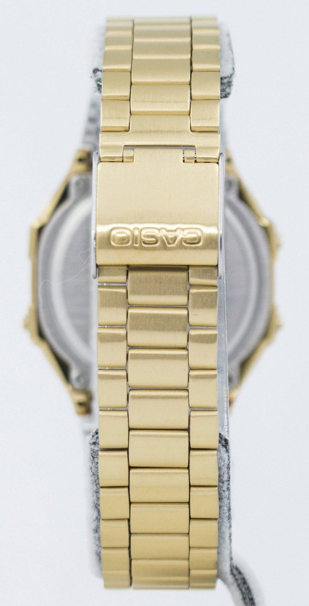 Casio Digital Alarm Chrono Stainless Steel A168WG - 9WDF A168WG - 9W Unisex Watch - Prestige Stones