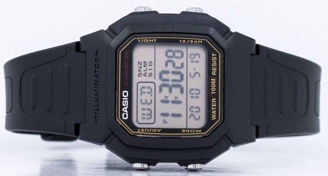 Casio Digital Alarm Illuminator W - 800HG - 9AVDF W - 800HG - 9AV Men's Watch - Prestige Stones