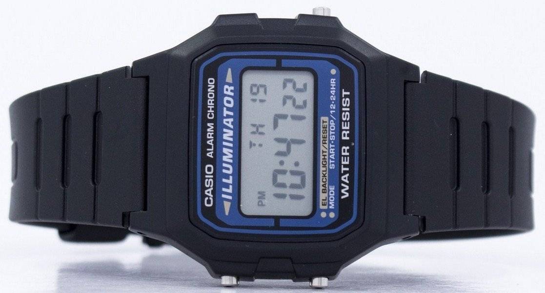 Casio Digital Quartz Alarm Chrono Illuminator F - 105W - 1ADF F105W - 1ADF Men's Watch - Prestige Stones