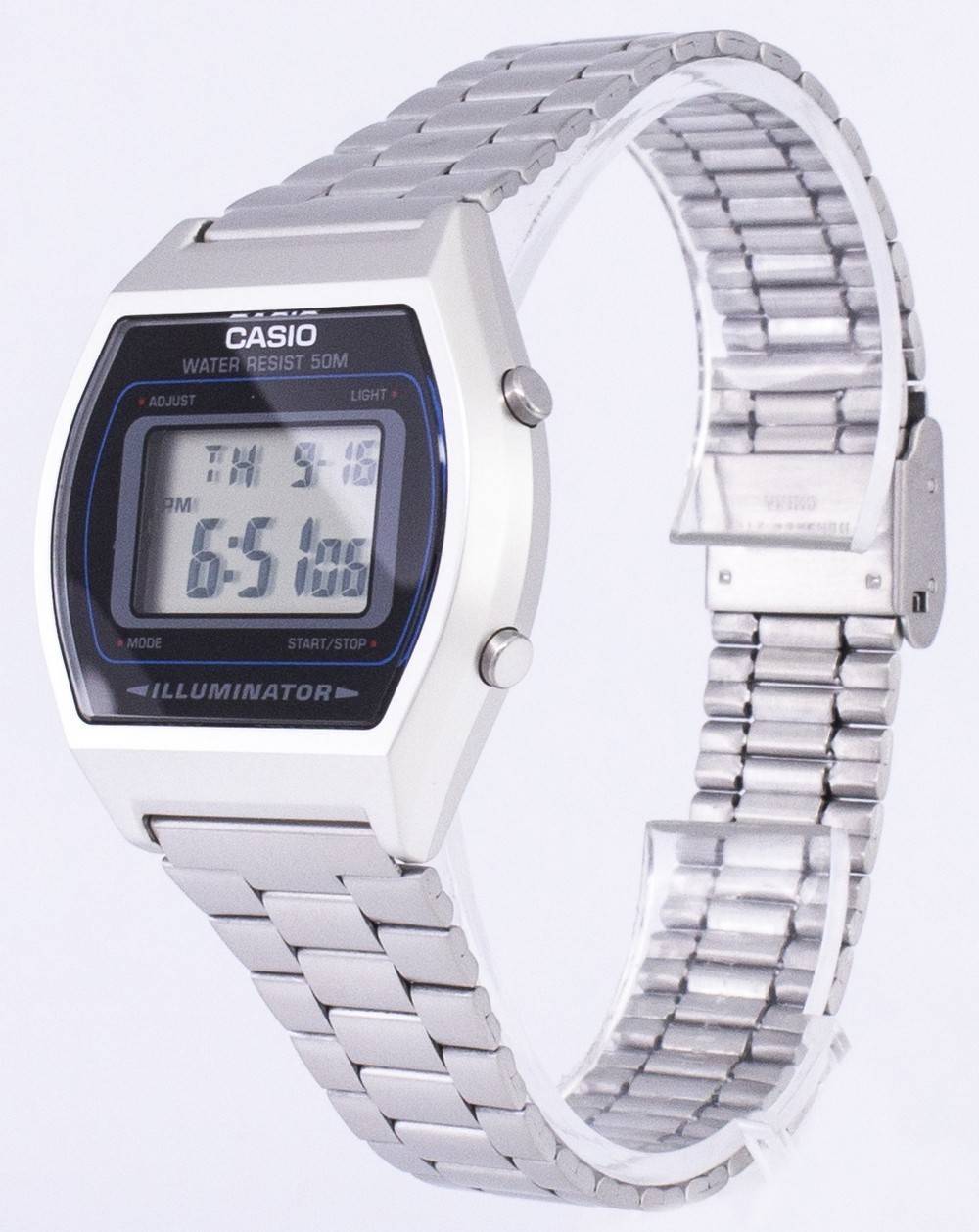 Casio Digital Quartz Stainless Steel Illuminator B640WD - 1AVDF B640WD - 1AV Unisex Watch - Prestige Stones