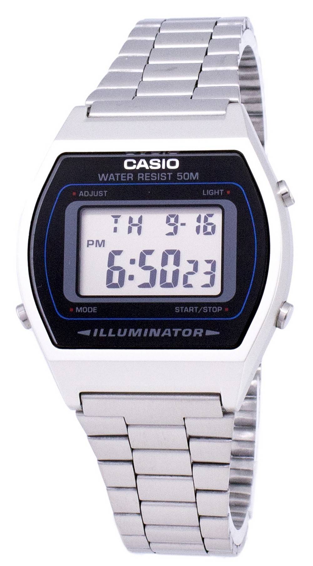 Casio Digital Quartz Stainless Steel Illuminator B640WD - 1AVDF B640WD - 1AV Unisex Watch - Prestige Stones