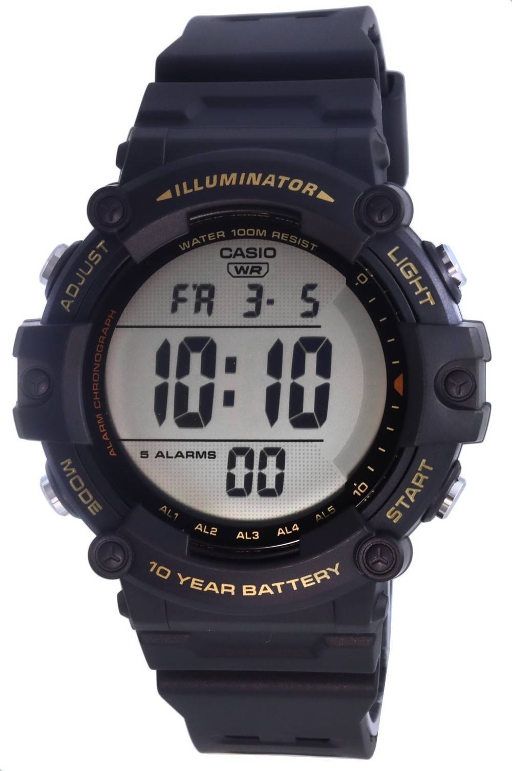 Casio Digital Resin Quartz AE - 1500WHX - 1A AE1500WHX - 1 100M Men's Watch - Prestige Stones
