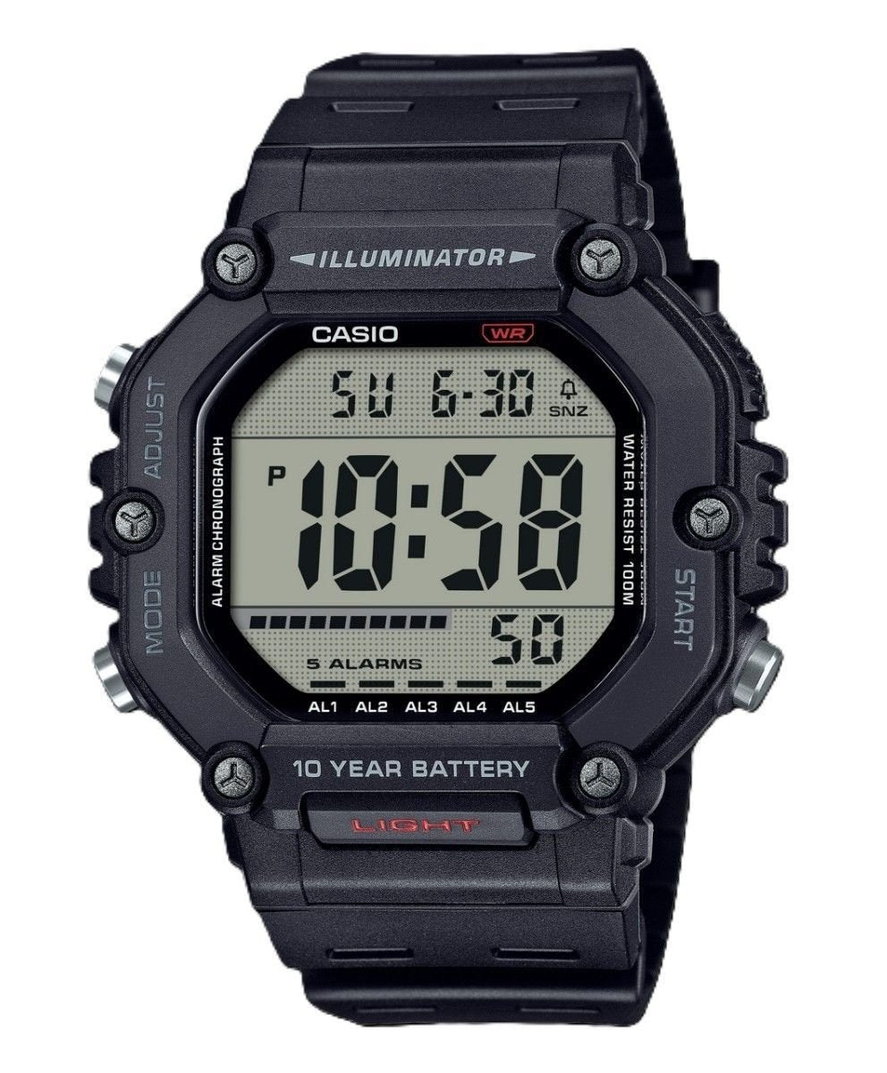 Casio Digital Resin Strap Quartz AE - 1600H - 1AV 100M Men's Watch - Prestige Stones