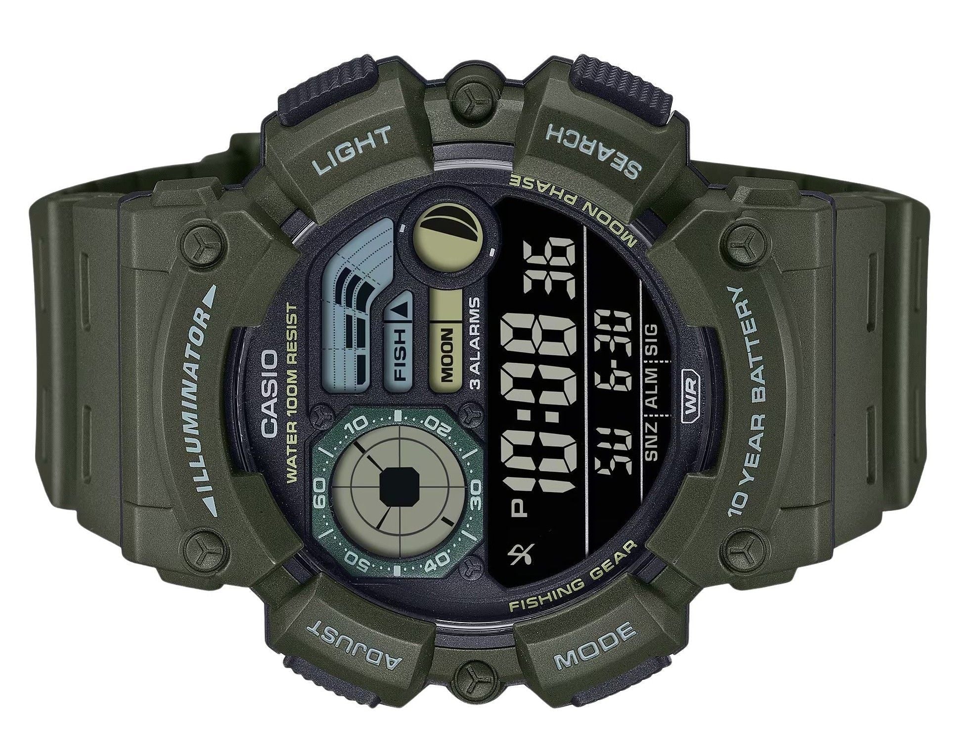 Casio Digital Resin Strap Quartz WS - 1500H - 3BV 100M Men's Watch - Prestige Stones