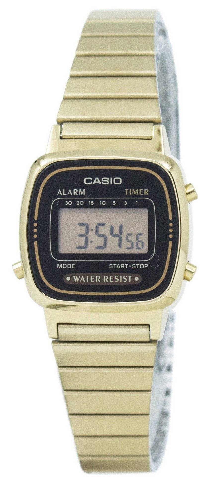 Casio Digital Stainless Steel Alarm Timer LA670WGA - 1DF LA670WGA - 1 Women's Watch - Prestige Stones