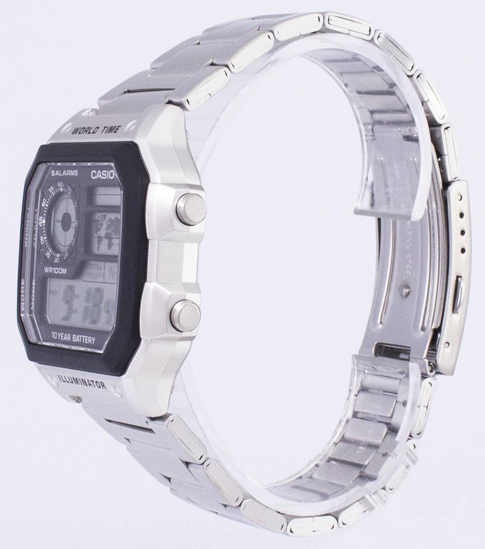 Casio Digital World Time WR100M AE - 1200WHD - 1AVDF AE - 1200WHD - 1AV Men's Watch - Prestige Stones