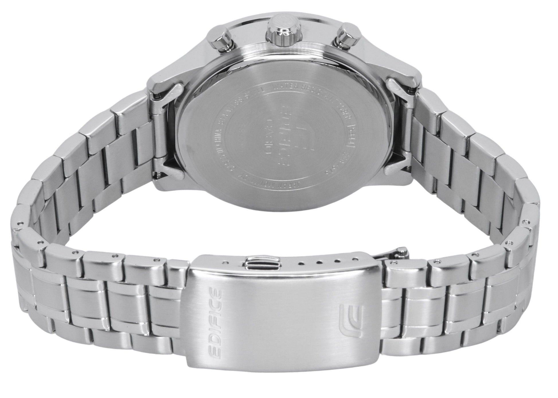 Casio Edifice Analog Chronograph Stainless Steel Blue Dial Quartz EFR - 575D - 2A 100M Men's Watch - Prestige Stones