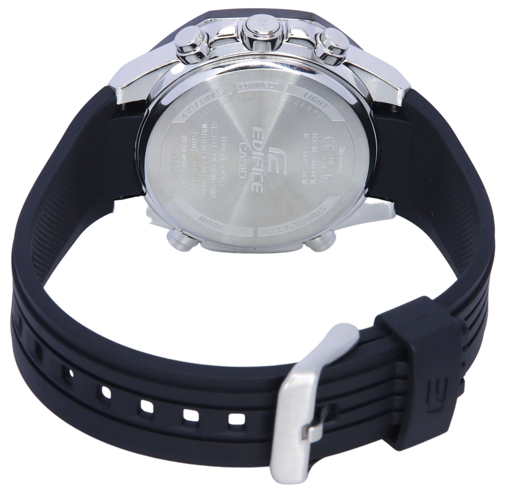 Casio Edifice Analog Digital Mobile link Black Dial Tough Solar ECB - 950MP - 1A 100M Men's Watch - Prestige Stones