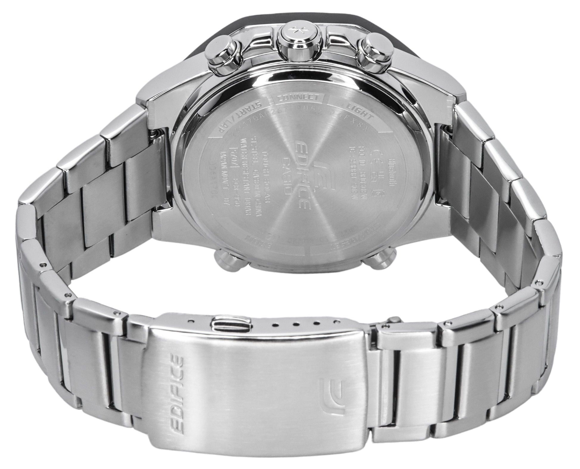 Casio Edifice Analog Digital Mobile Link Blue Dial Tough Solar ECB - 950DB - 2A 100M Men's Watch - Prestige Stones