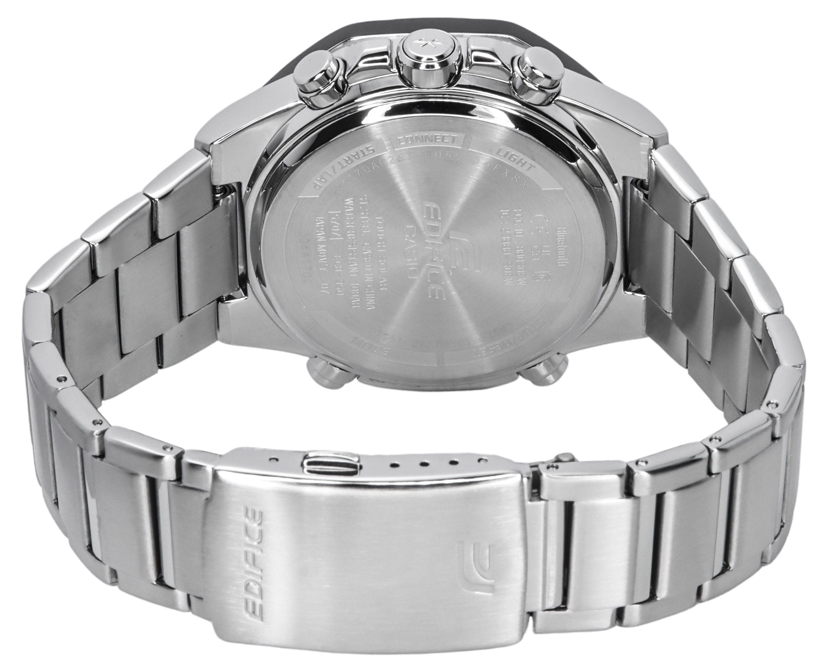 Casio Edifice Analog Digital Mobile Link Blue Dial Tough Solar ECB - 950DB - 2A 100M Men's Watch - Prestige Stones