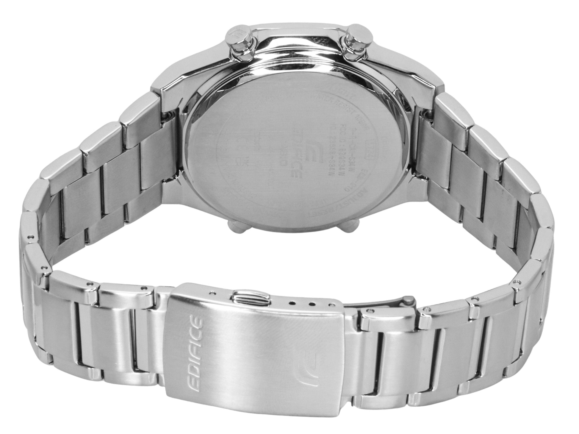 Casio Edifice Analog Digital Smartphone Link Stainless Steel Grey Dial Quartz ECB - S10D - 8A 100M Men's Watch - Prestige Stones