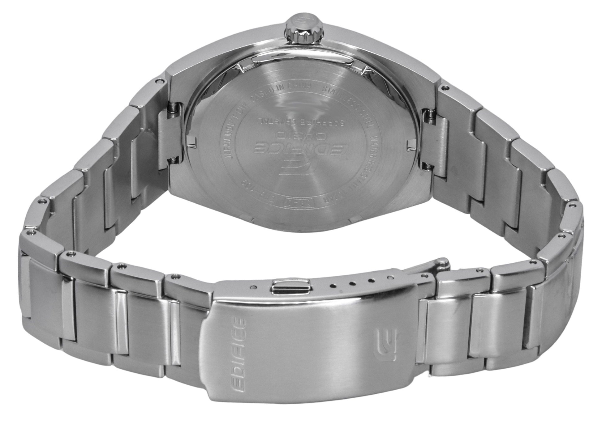 Casio Edifice Analog Stainless Steel Black Dial Quartz EFB - 109D - 1AV 100M Men's Watch - Prestige Stones