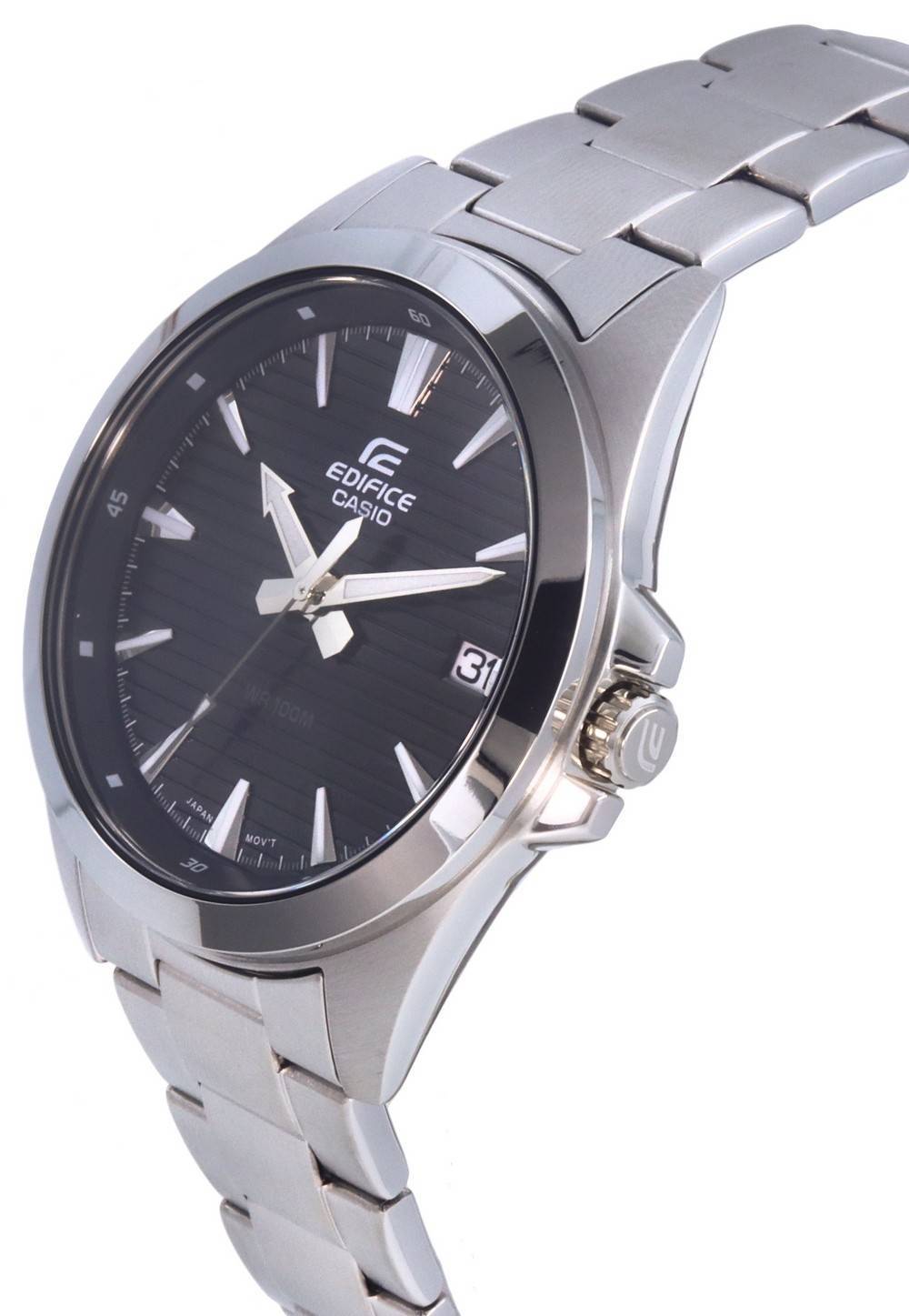 Casio Edifice Analog Stainless Steel Quartz EFV - 140D - 1AV EFV140D - 1 100M Men’s Watch - Prestige Stones