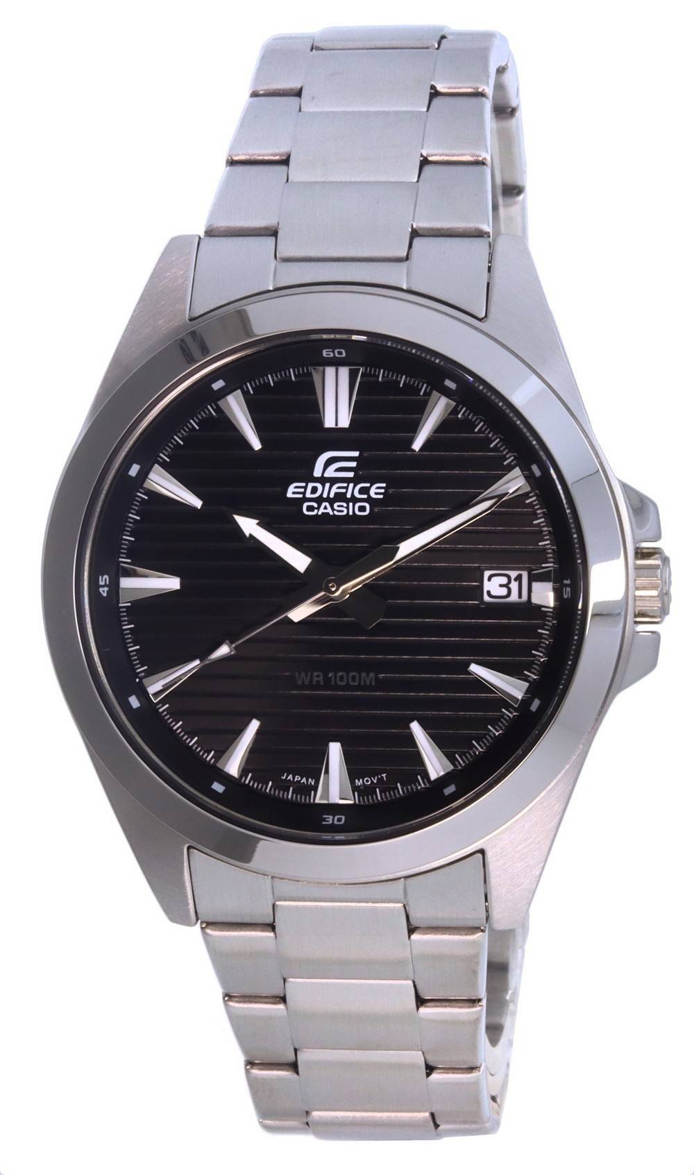 Casio Edifice Analog Stainless Steel Quartz EFV - 140D - 1AV EFV140D - 1 100M Men’s Watch - Prestige Stones