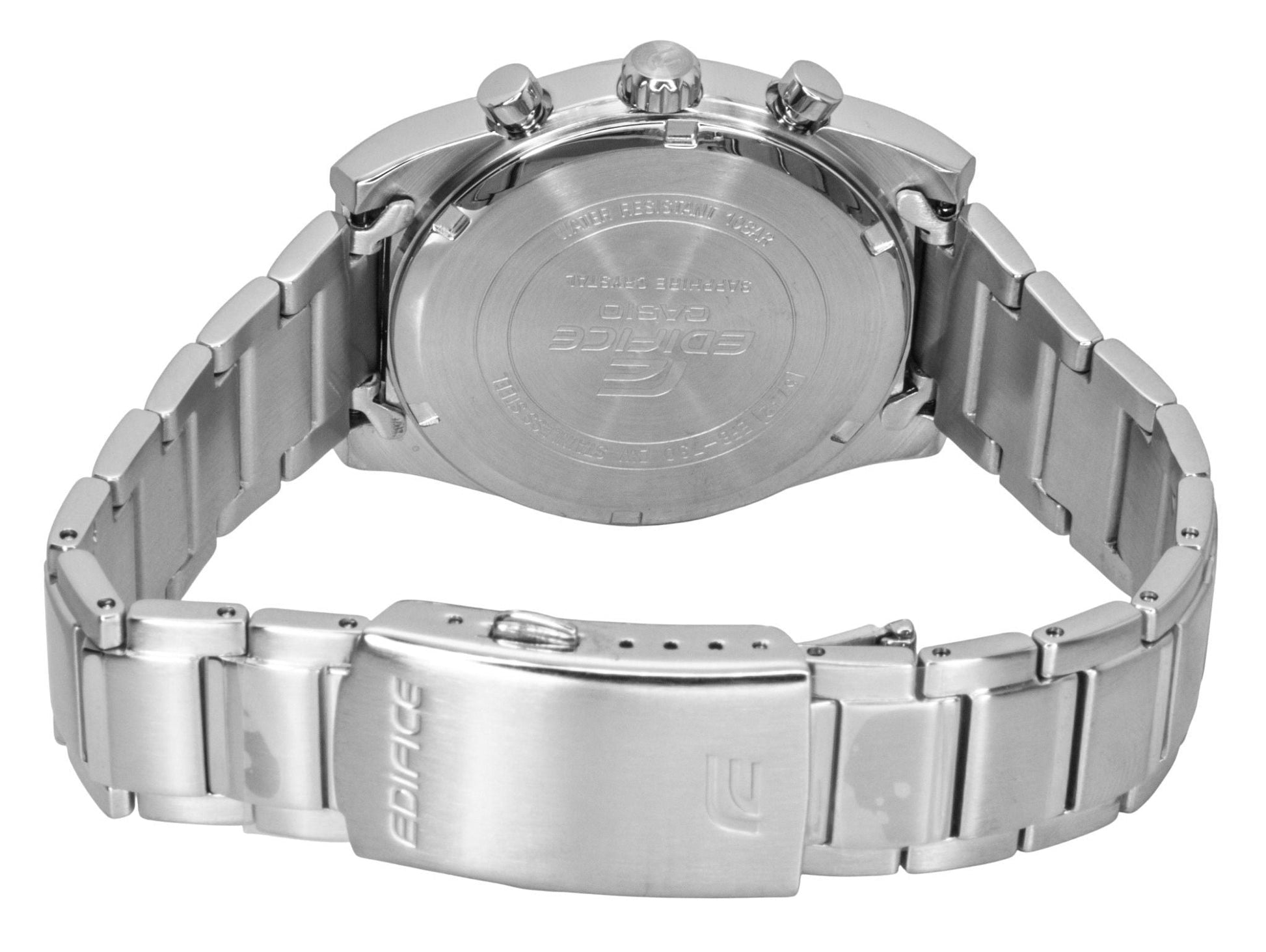 Casio Edifice Analog Standard Chronograph Stainless Steel Green Dial Quartz EFB - 730D - 3AV 100M Men's Watch - Prestige Stones