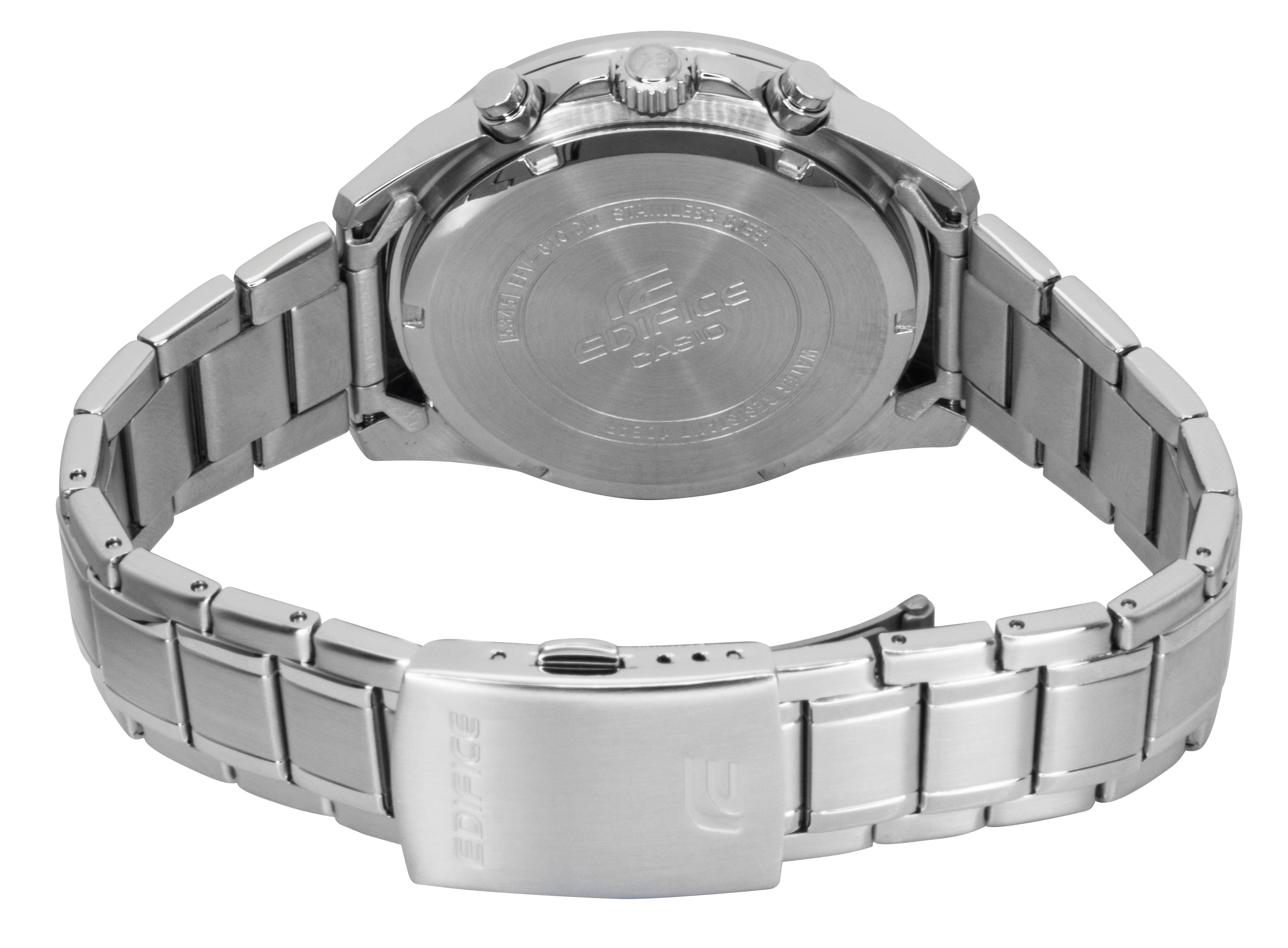 Casio Edifice Analog Standard Chronograph Stainless Steel Green Dial Quartz EFV - 610DE - 3A 100M Men's Watch - Prestige Stones