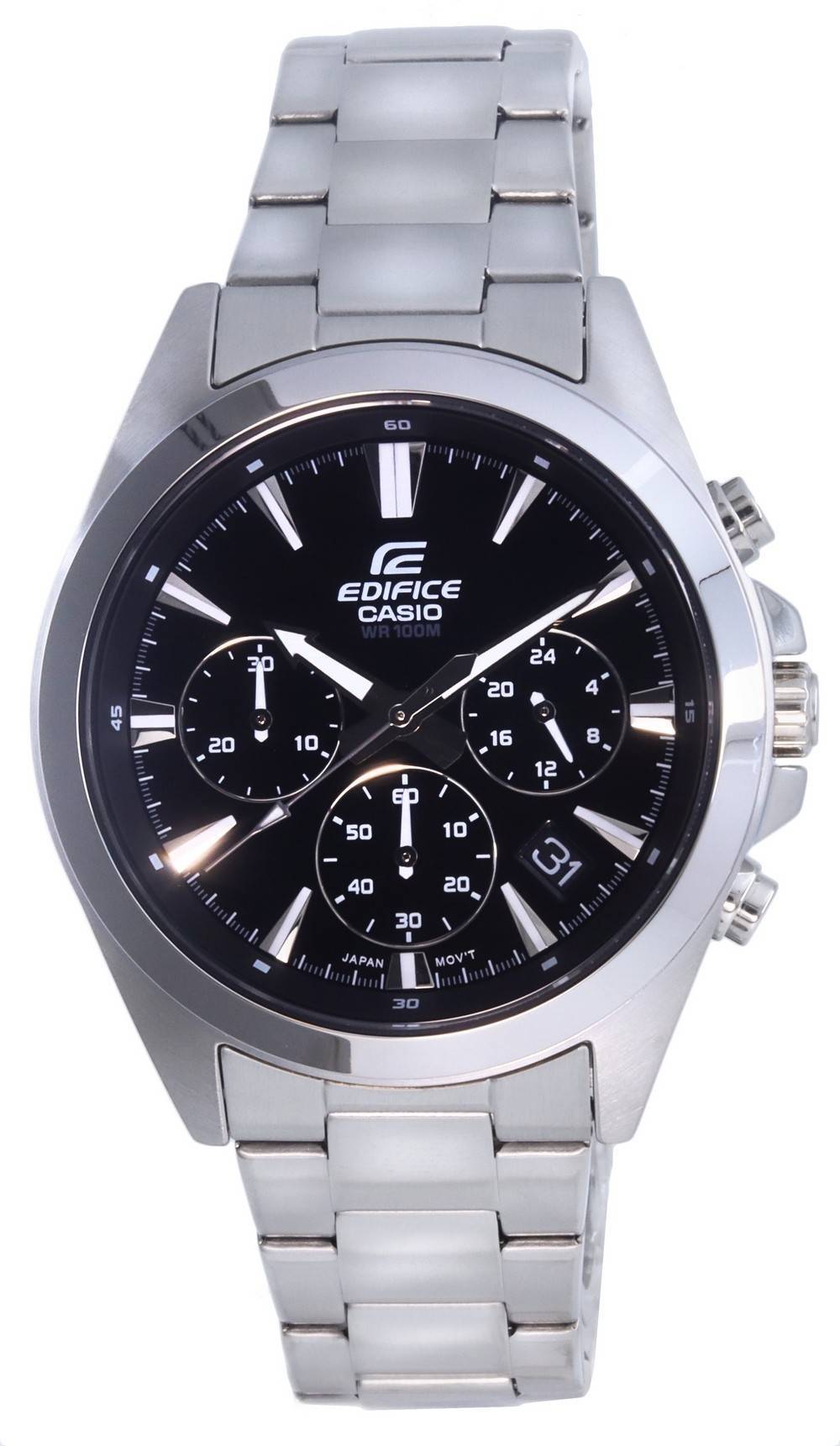 Casio Edifice Chronograph Analog Stainless Steel Quartz EFV - 630D - 1AV EFV630D - 1 100M Men’s Watch - Prestige Stones