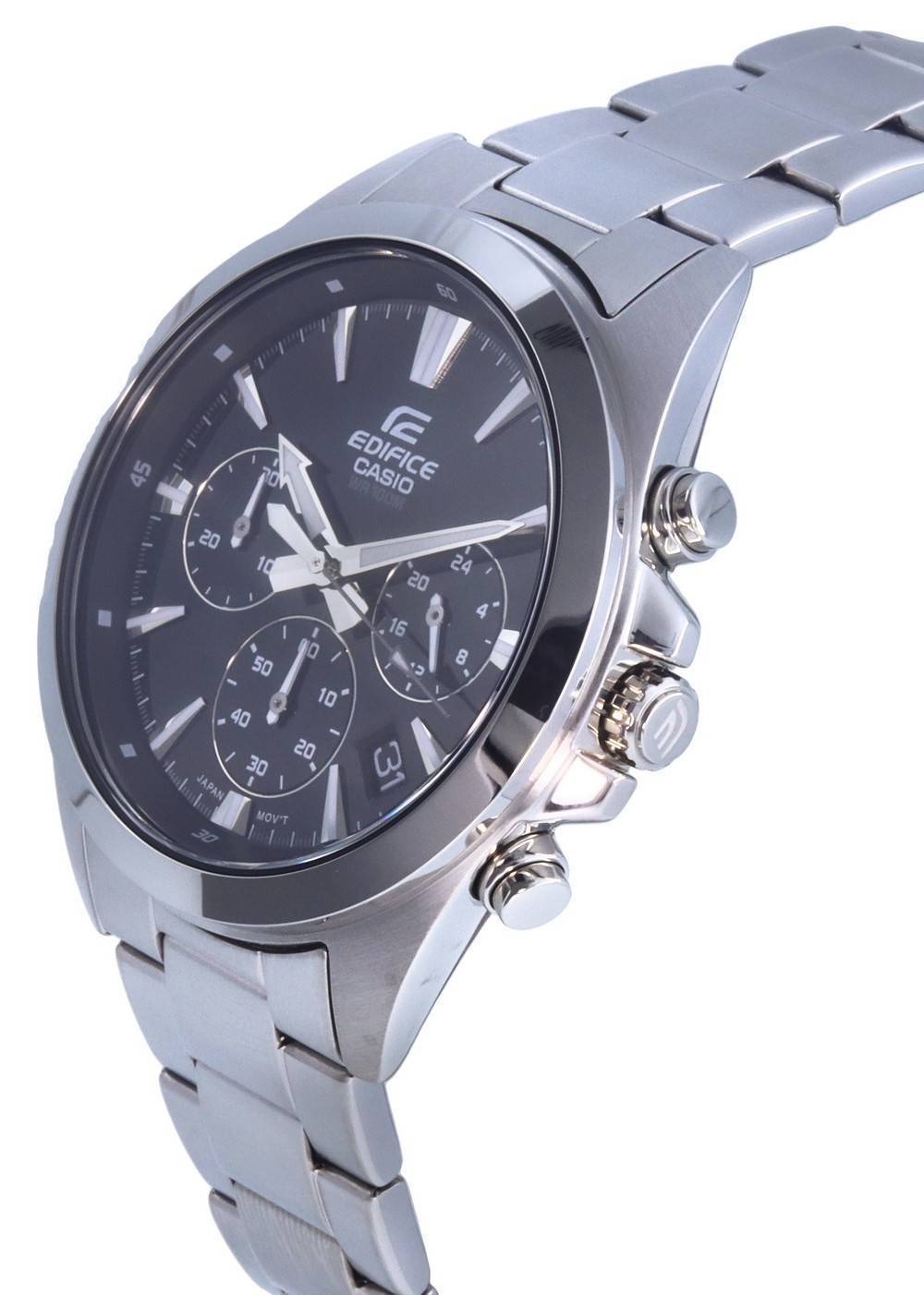 Casio Edifice Chronograph Analog Stainless Steel Quartz EFV - 630D - 1AV EFV630D - 1 100M Men’s Watch - Prestige Stones