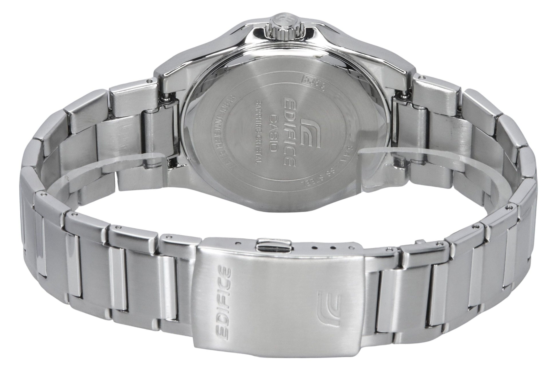 Casio Edifice Sapphire Crystal Analog Stainless Steel Blue Dial Quartz EFR - S108D - 2A 100M Men's Watch - Prestige Stones