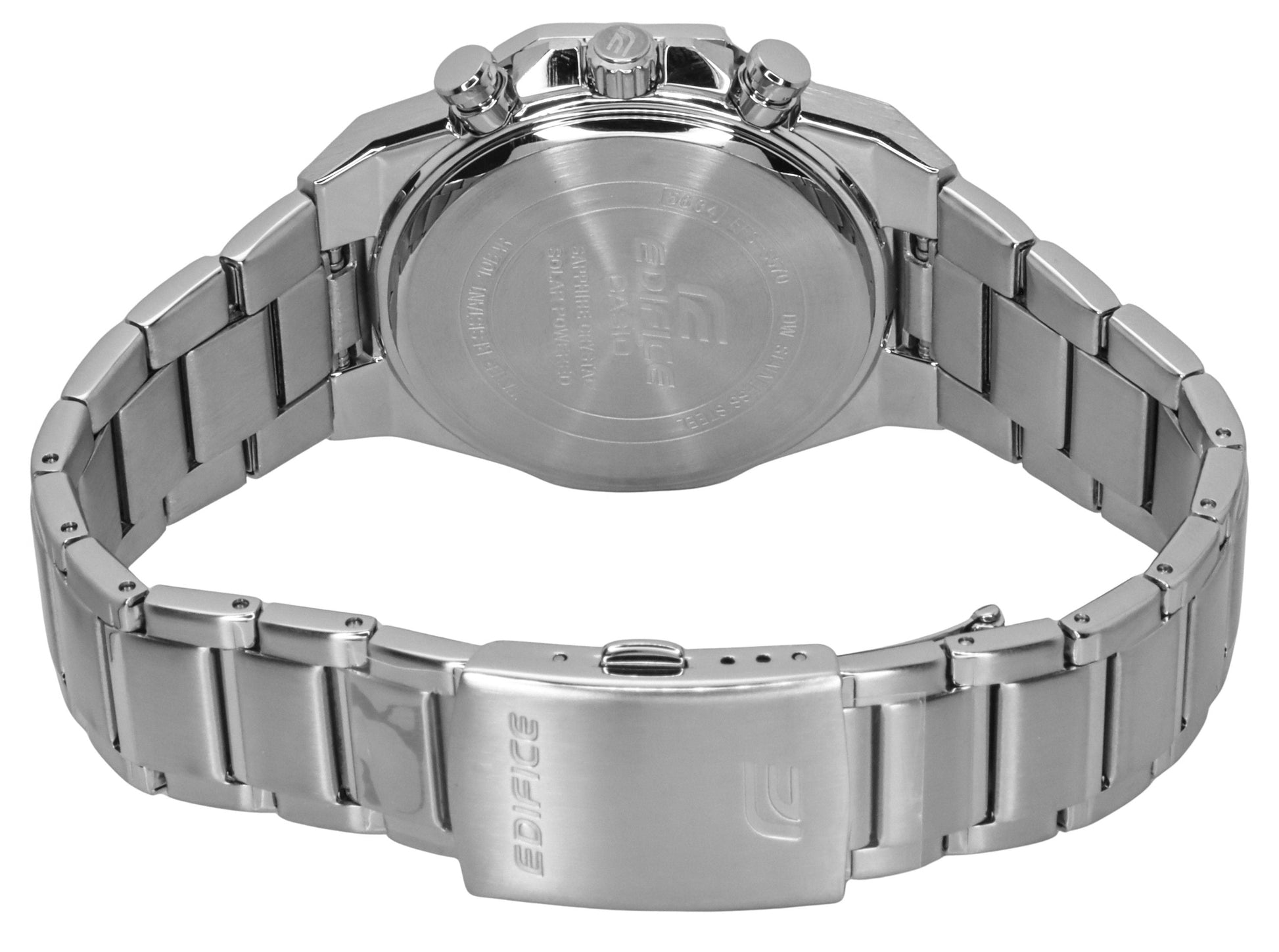 Casio Edifice Slim Line Analog Chronograph Stainless Steel Copper Dial Solar EFS - S570D - 5A 100M Men's Watch - Prestige Stones