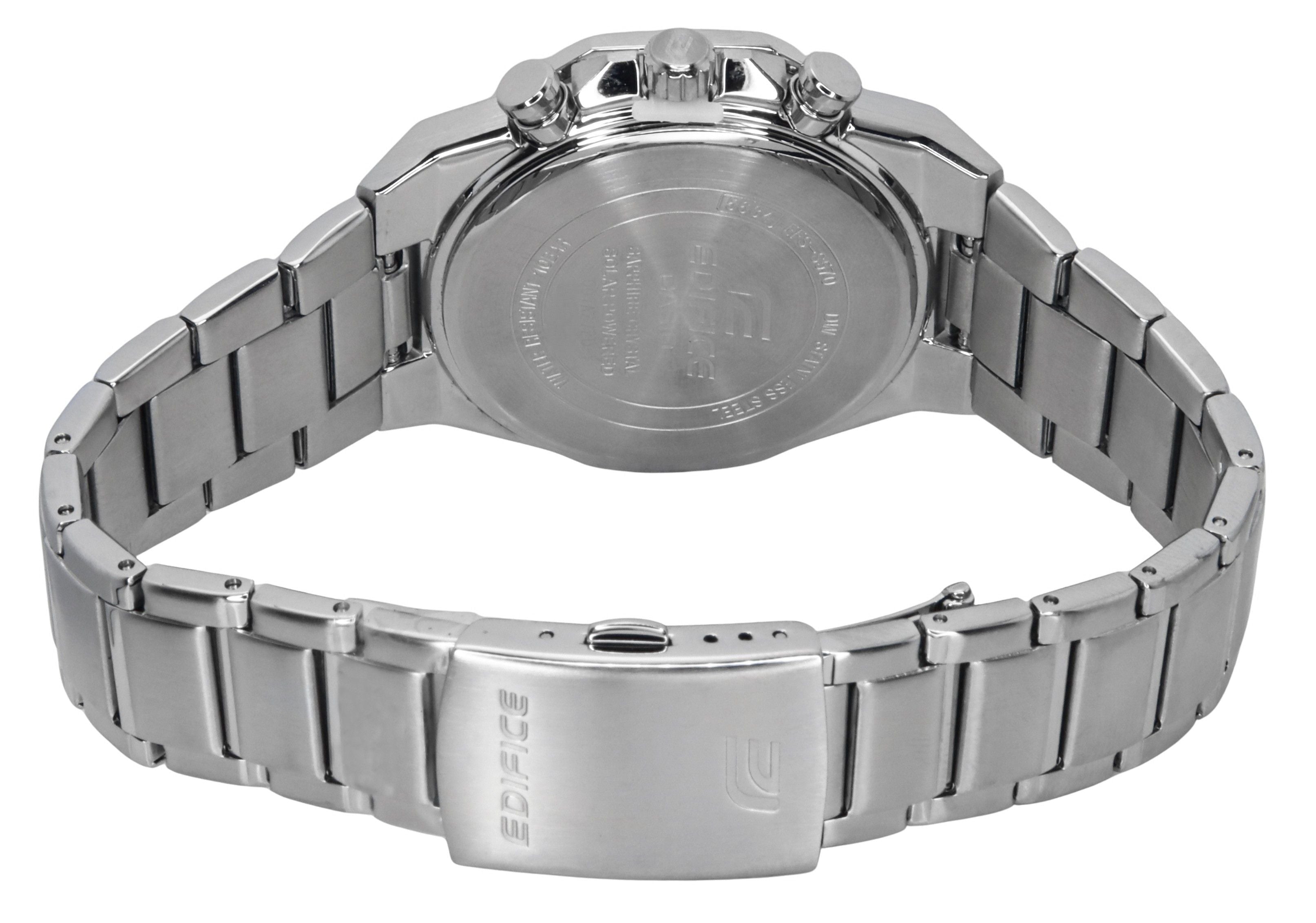 Casio Edifice Slim Line Chronograph Analog Solar EFS - S570D - 1A EFSS570D - 1 100M Men's Watch - Prestige Stones