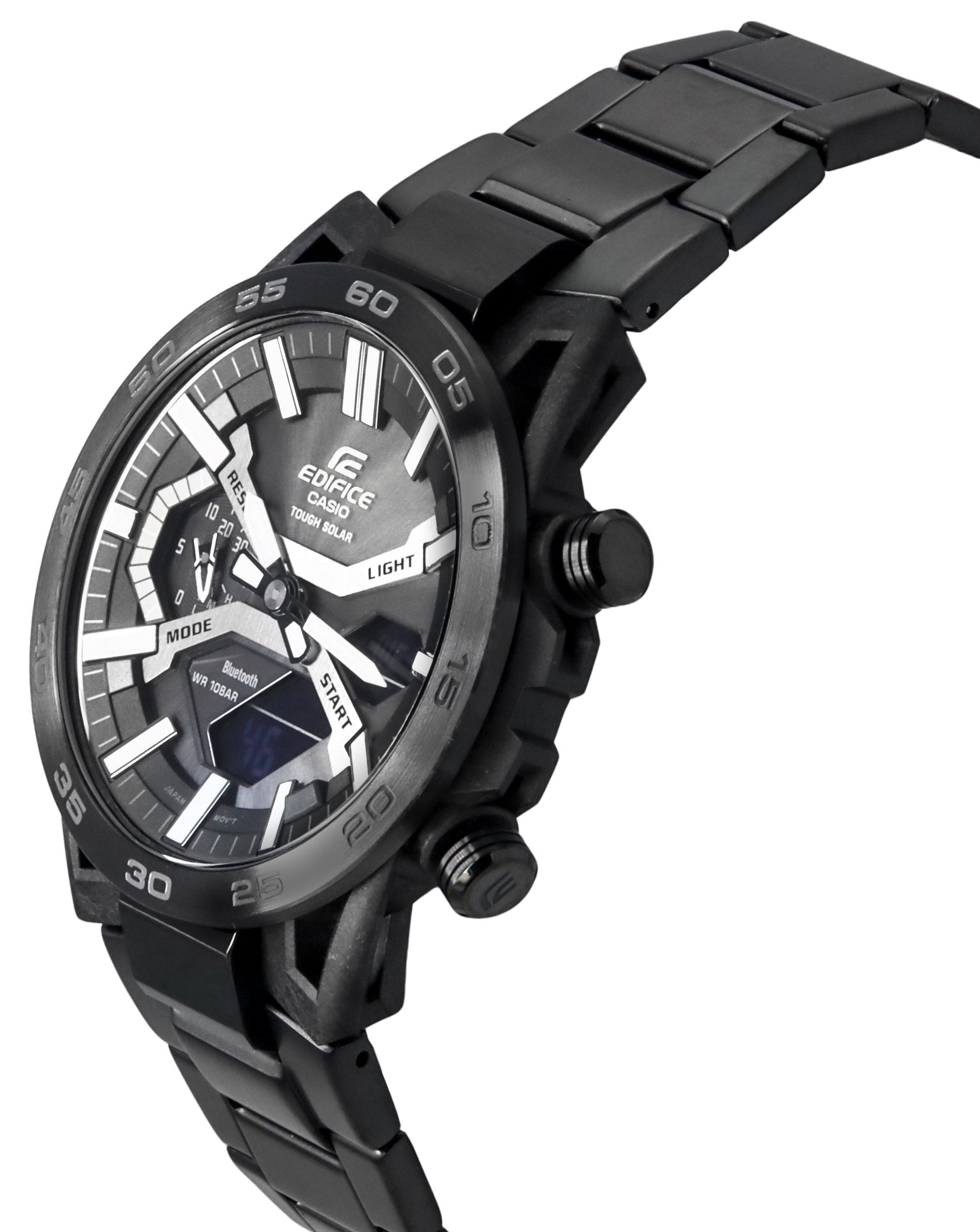 Casio Edifice Sospensione Analog Digital Smartphone Link Tough Solar ECB - 2000DC - 1B 100M Men's Watch - Prestige Stones