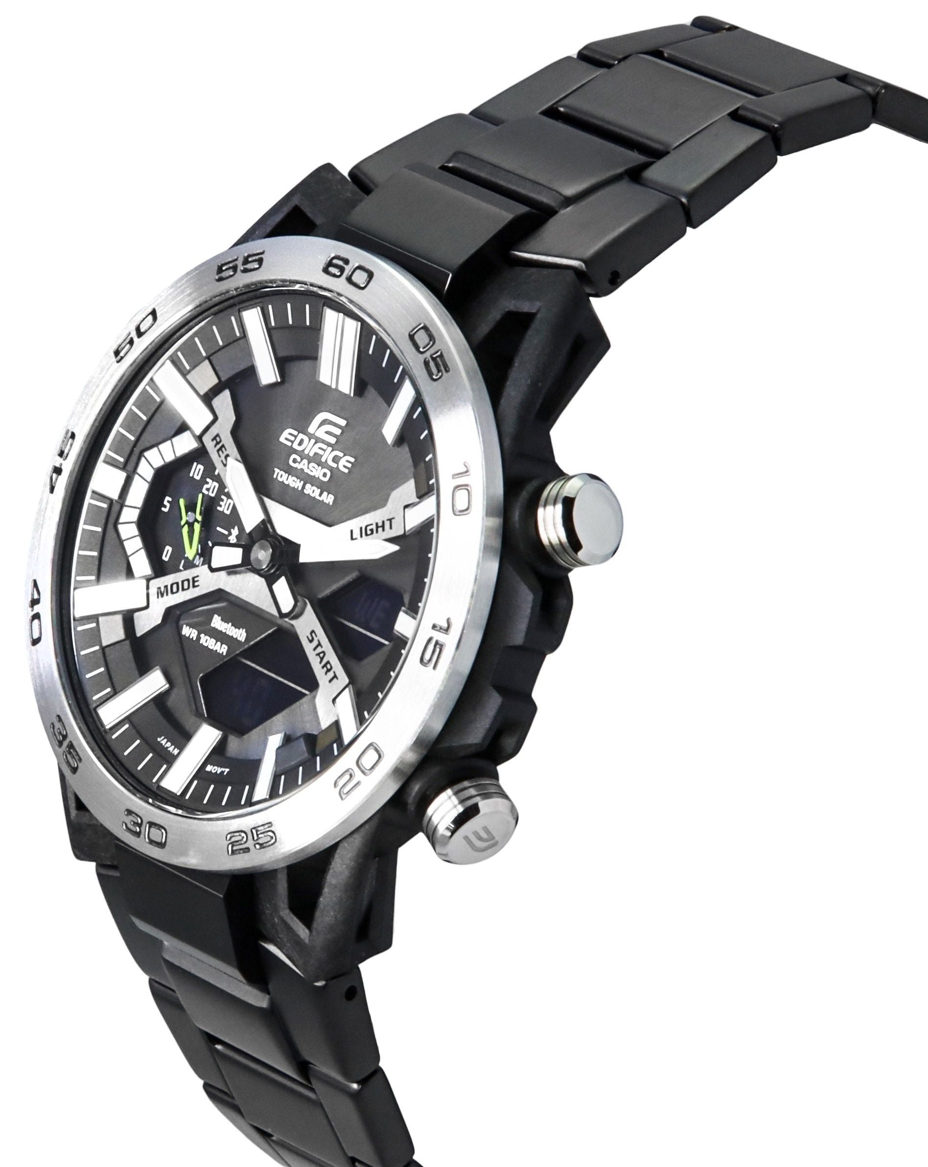 Casio Edifice Sospensione Analog Digital Smartphone Link Tough Solar ECB - 2000DD - 1A 100M Men's Watch - Prestige Stones