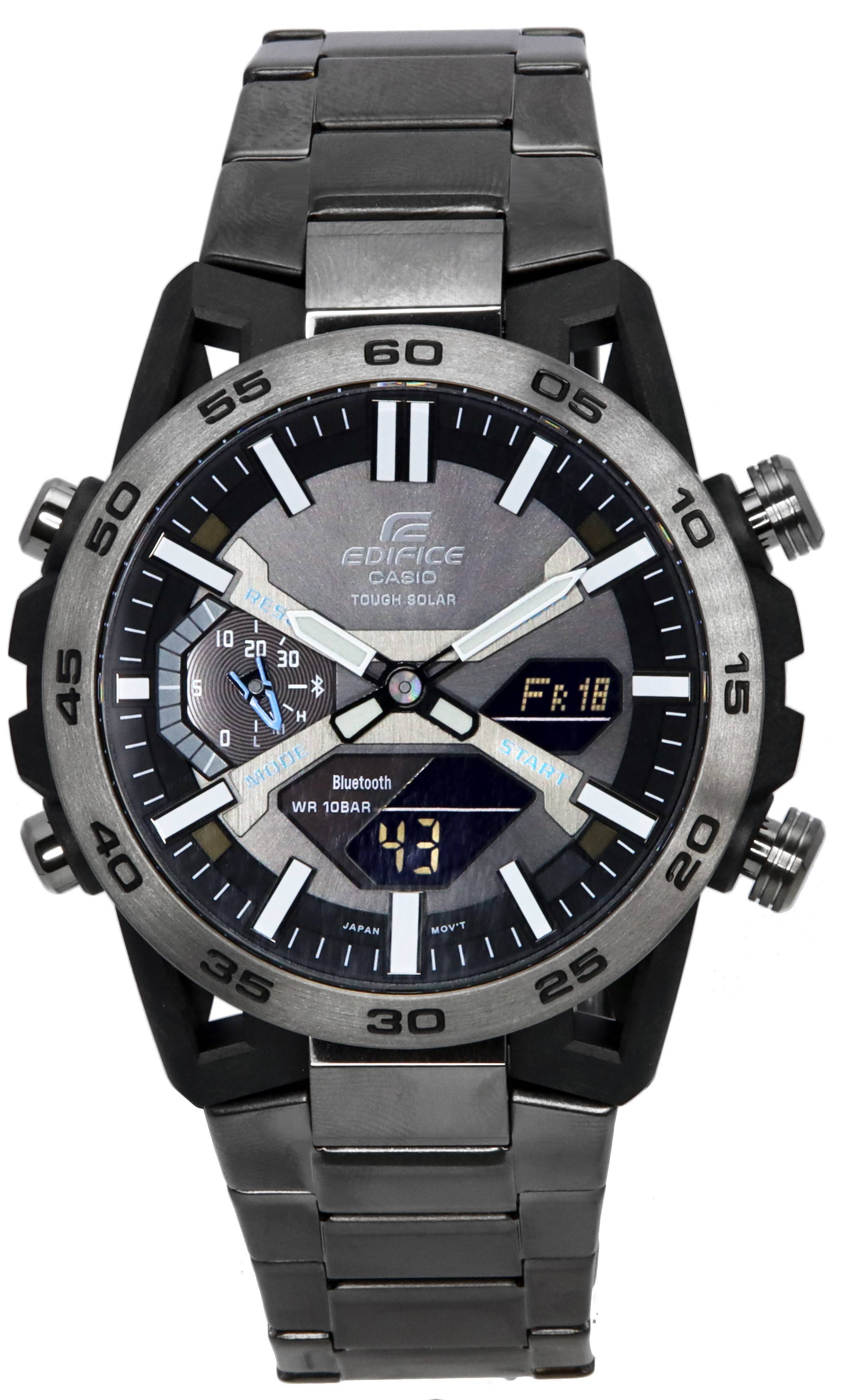 Casio Edifice Sospensione Analog Digital Solar ECB - 2000DC - 1A ECB2000DC - 1 100m Men's Watch - Prestige Stones