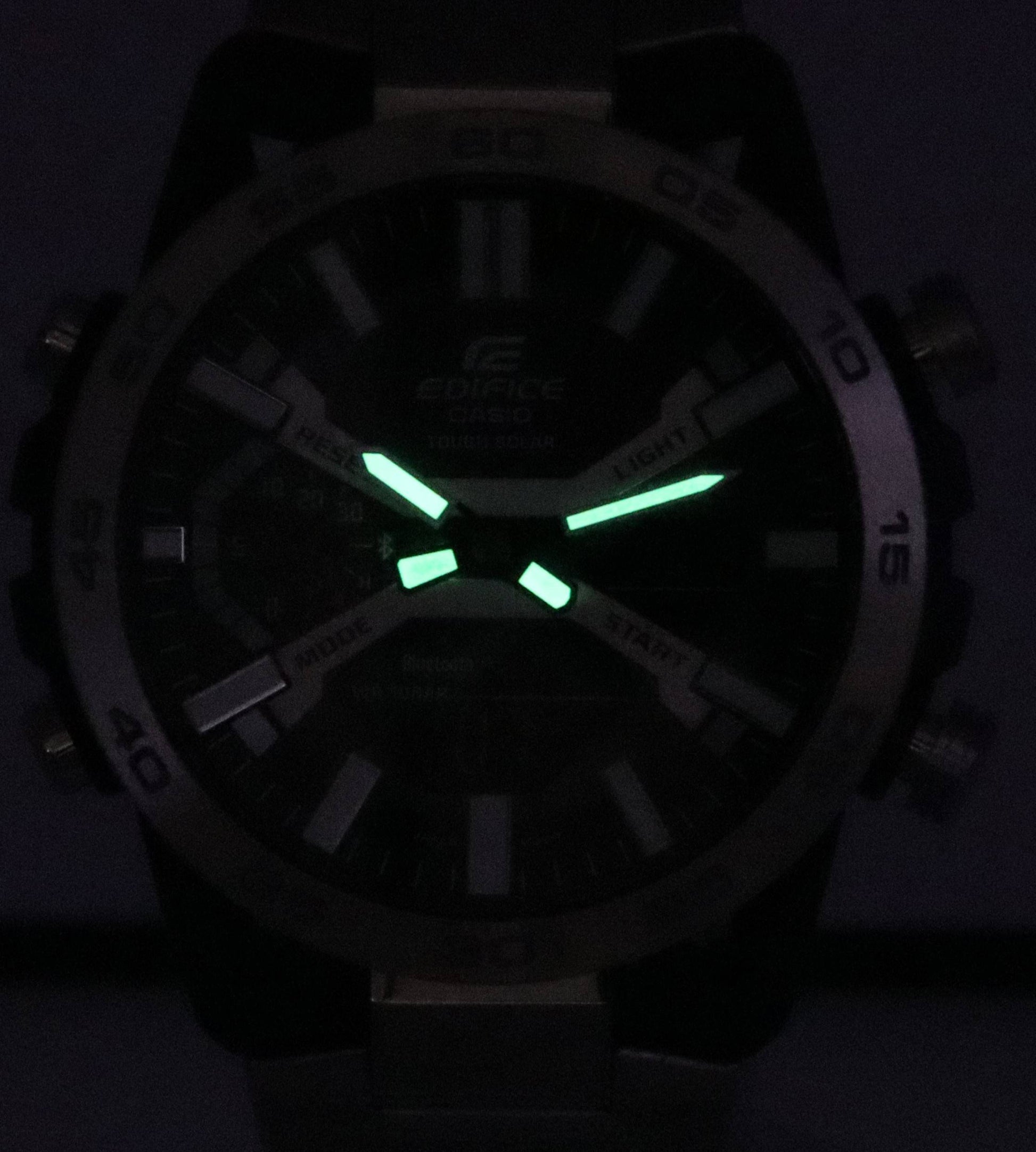Casio Edifice Sospensione Mobile Link Black Dial Solar ECB - 2000D - 1A ECB2000D - 1 100M Men's Watch - Prestige Stones