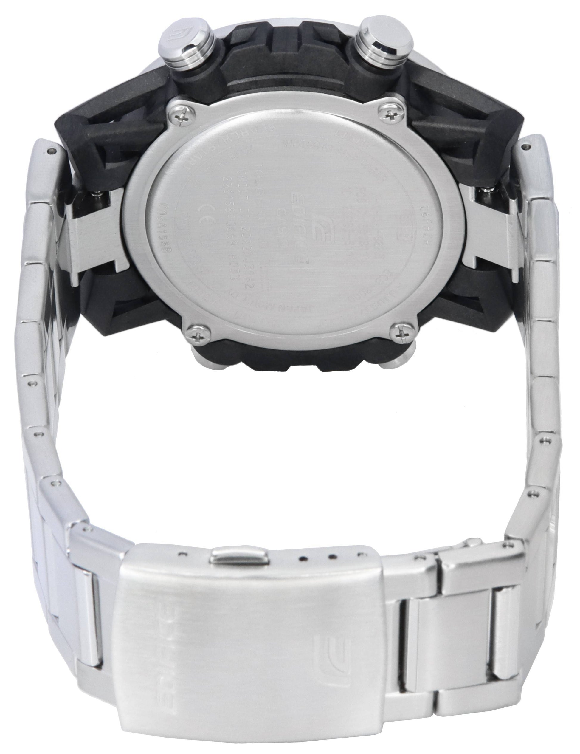 Casio Edifice Sospensione Mobile Link Black Dial Solar ECB - 2000D - 1A ECB2000D - 1 100M Men's Watch - Prestige Stones