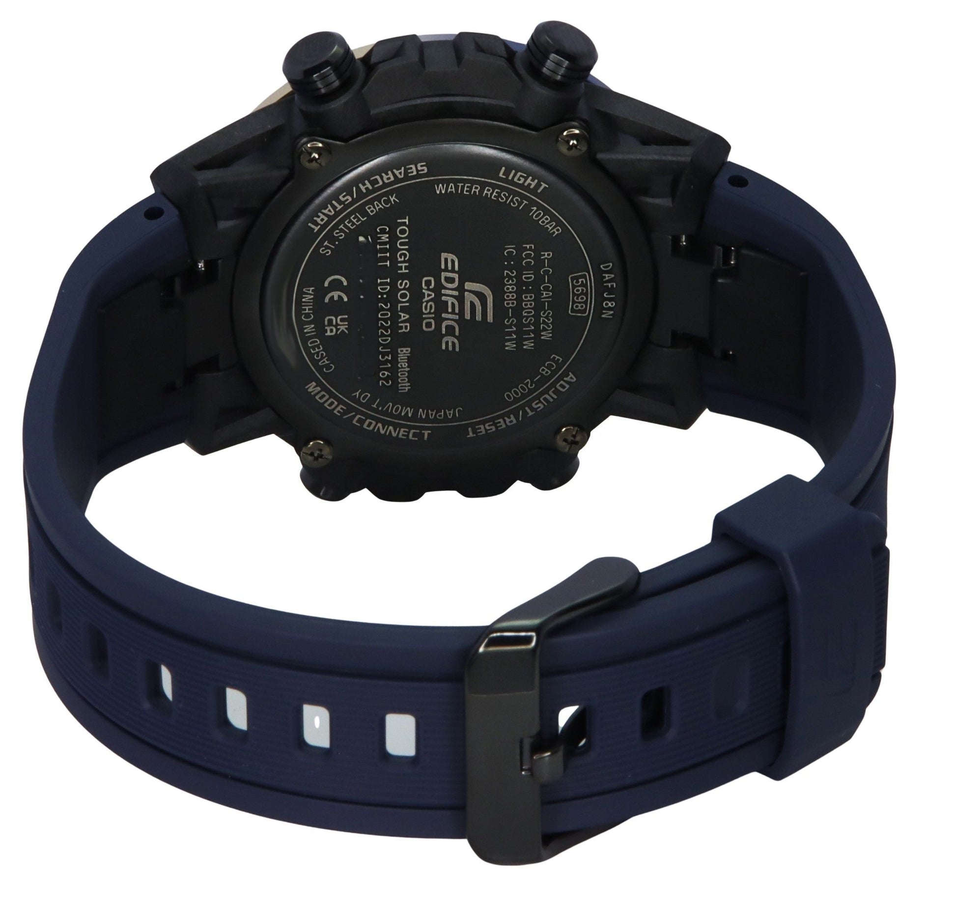 Casio Edifice Sospensione Nighttime Drive Analog Digital Smartphone Link Tough Solar ECB - 2000NP - 1A 100M Men's Watch - Prestige Stones