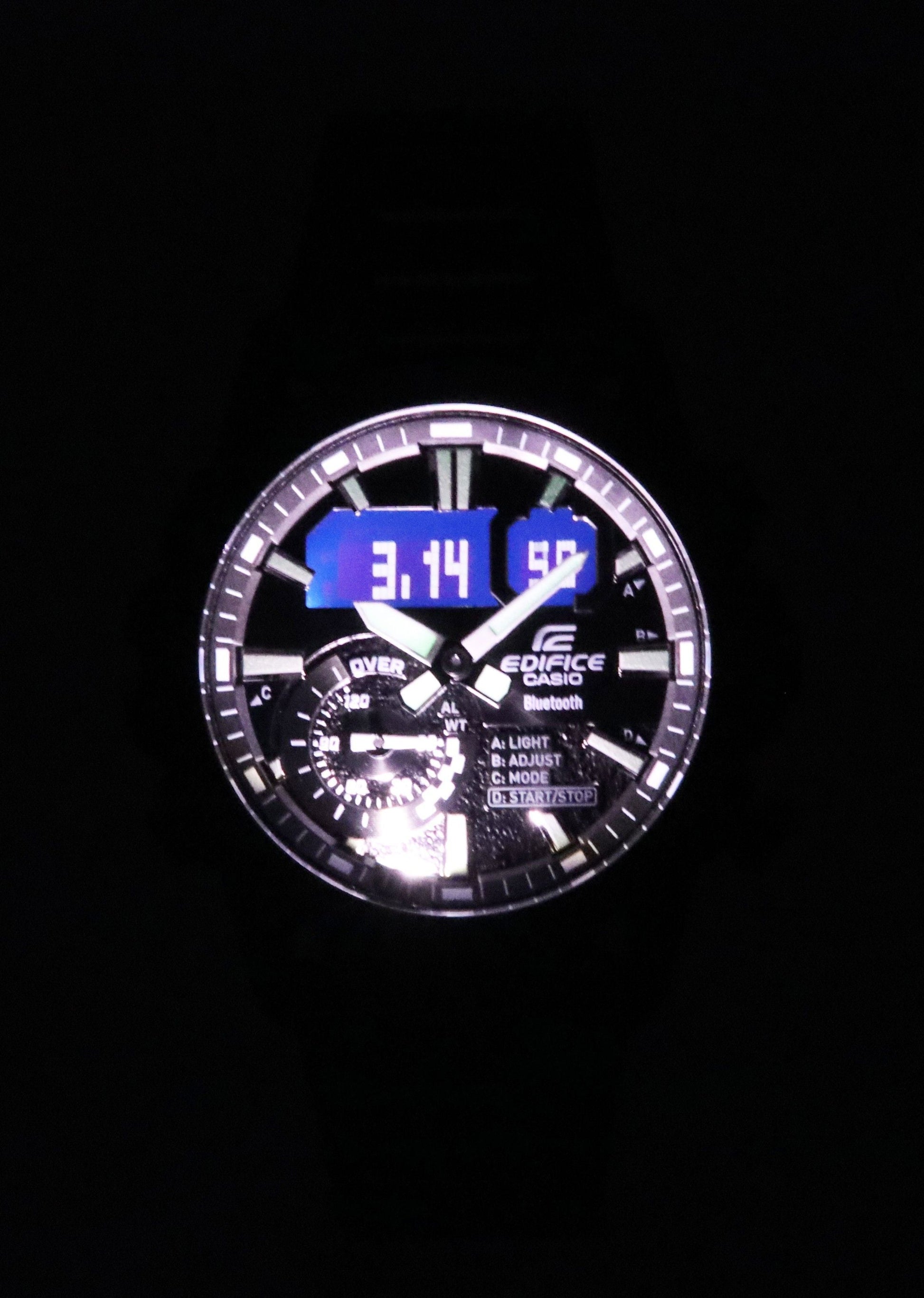 Casio Edifice Sospensione Smartphone Link Bluetooth Analog Digital Black Dial Quartz ECB - 40BK - 1A 100 Men's Watch - Prestige Stones