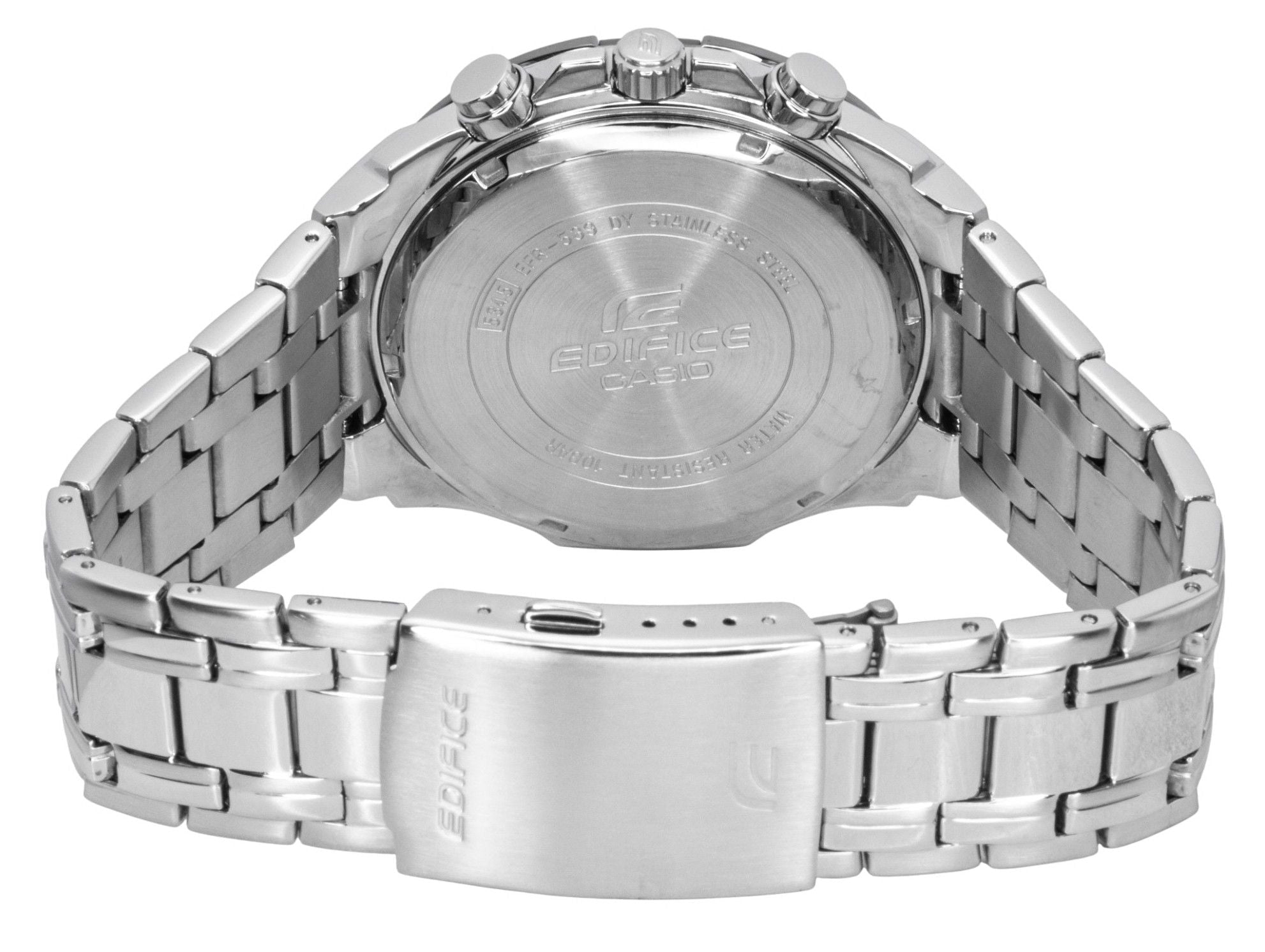 Casio Edifice Standard Chronograph Analog Stainless steel Grey Dial Quartz EFR - 539DE - 8AV 100M Men's Watch - Prestige Stones