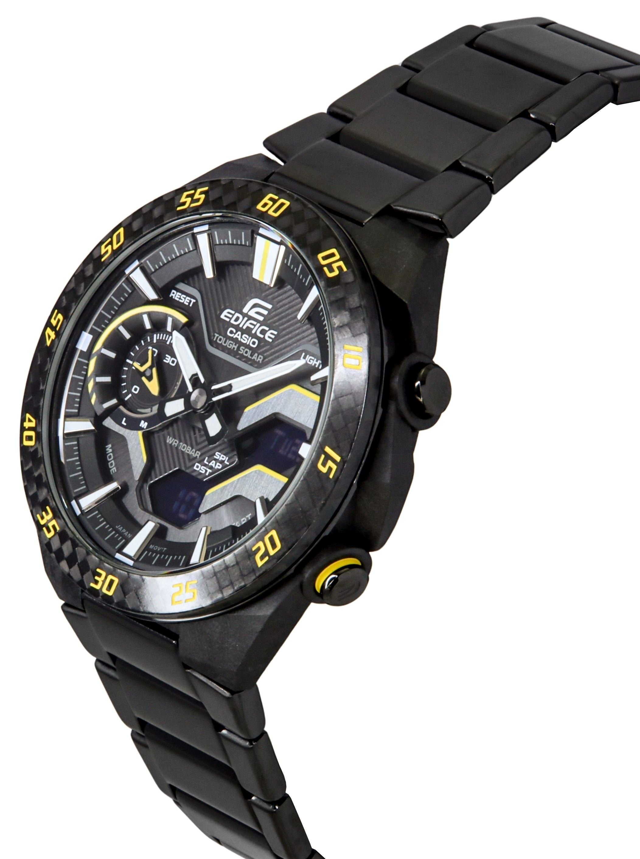 Casio Edifice Windflow Analog Digital Smartphone Link Black Dial Tough Solar ECB - 2200RC - 1A9 100M Men's Watch - Prestige Stones