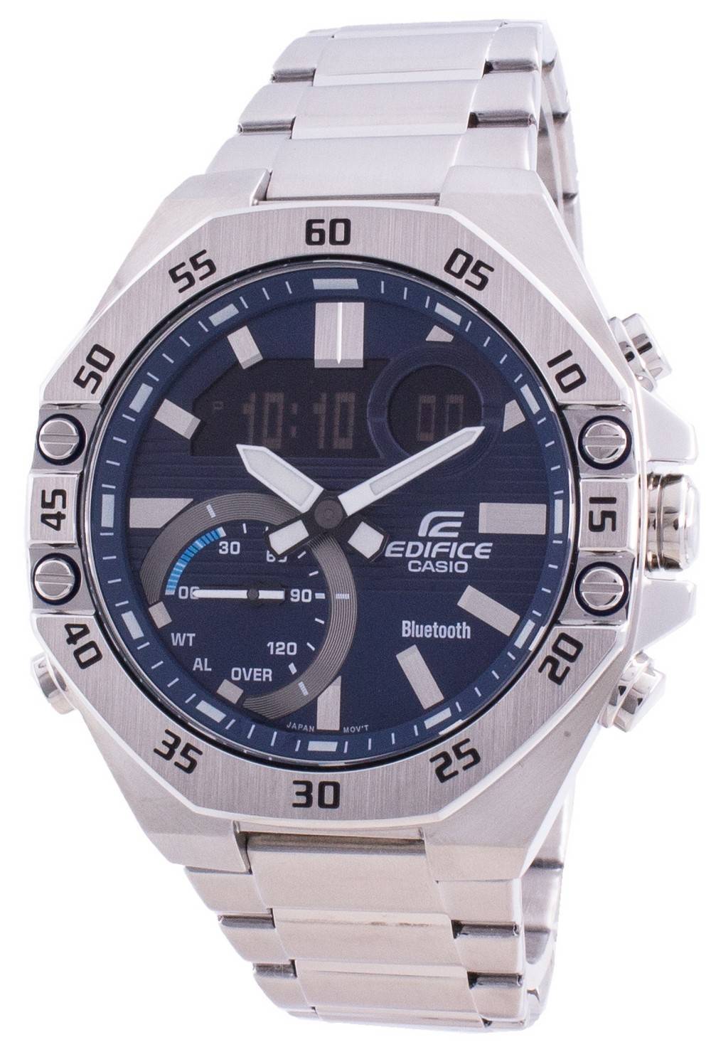 Casio Edifice World Time Mobile Link ECB - 10D - 2A ECB10D - 2 100M Men's Watch - Prestige Stones