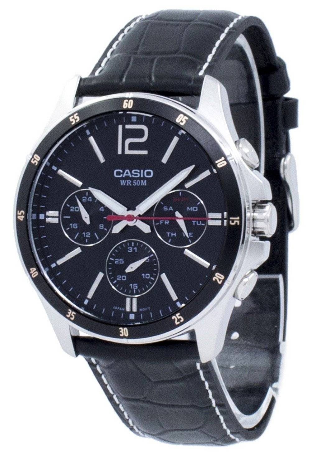 Casio Enticer Analog Quartz MTP - 1374L - 1AV MTP1374L - 1AV Men's Watch - Prestige Stones
