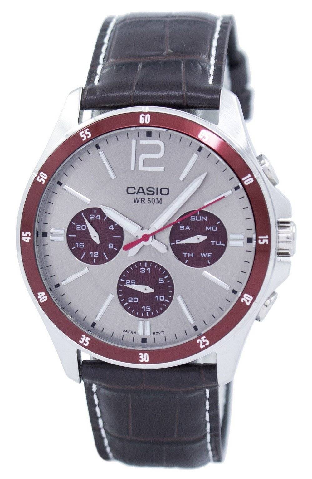 Casio Enticer Analog Quartz MTP - 1374L - 7A1VDF MTP1374L - 7A1VDF Men's Watch - Prestige Stones