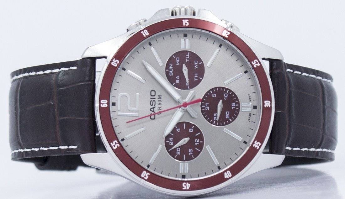 Casio Enticer Analog Quartz MTP - 1374L - 7A1VDF MTP1374L - 7A1VDF Men's Watch - Prestige Stones