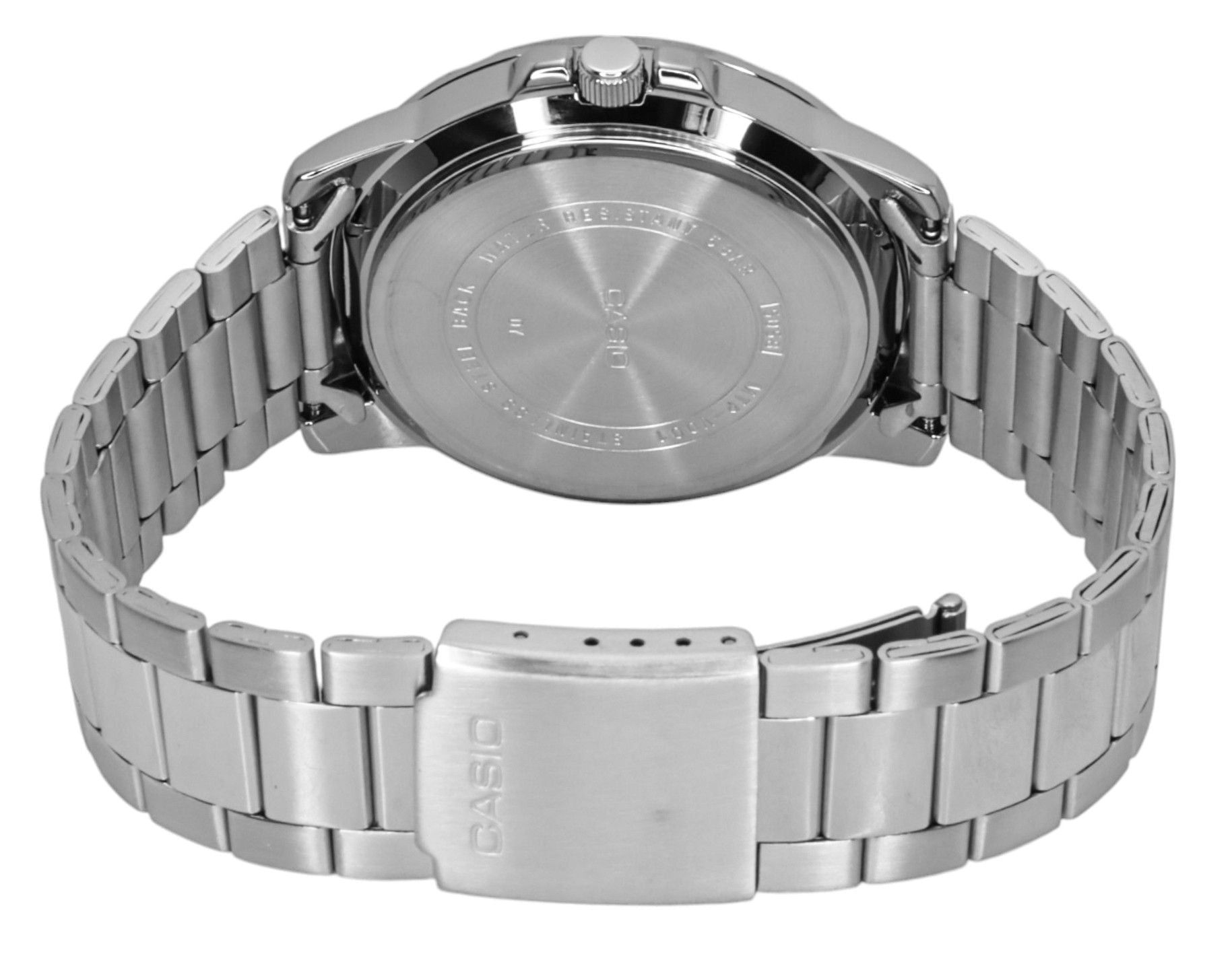 Casio Enticer Analog Stainless Steel Blue Dial Quartz MTP - VD01D - 2BV Men's Watch - Prestige Stones